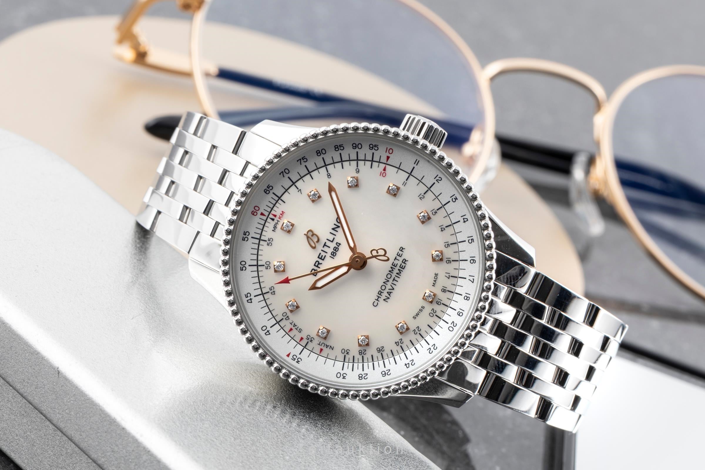Breitling Navitimer acero automático reloj para damas  A17395  [2604317]