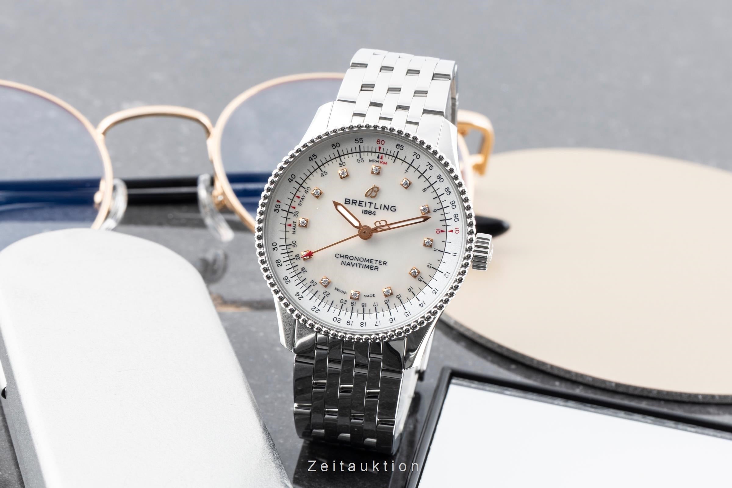 Breitling Navitimer acero automático reloj para damas  A17395  [2604317]