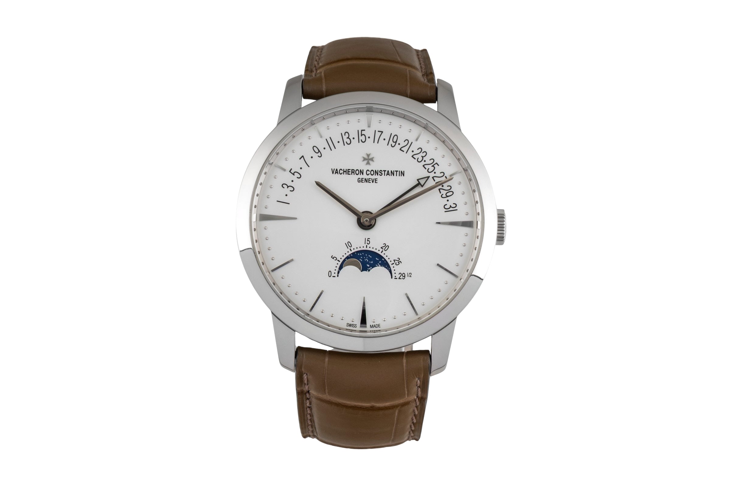 Vacheron & Constantin Patrimony 18 ct white gold automatic men's watch 4010 U LP: 56500EUR  [2604321]