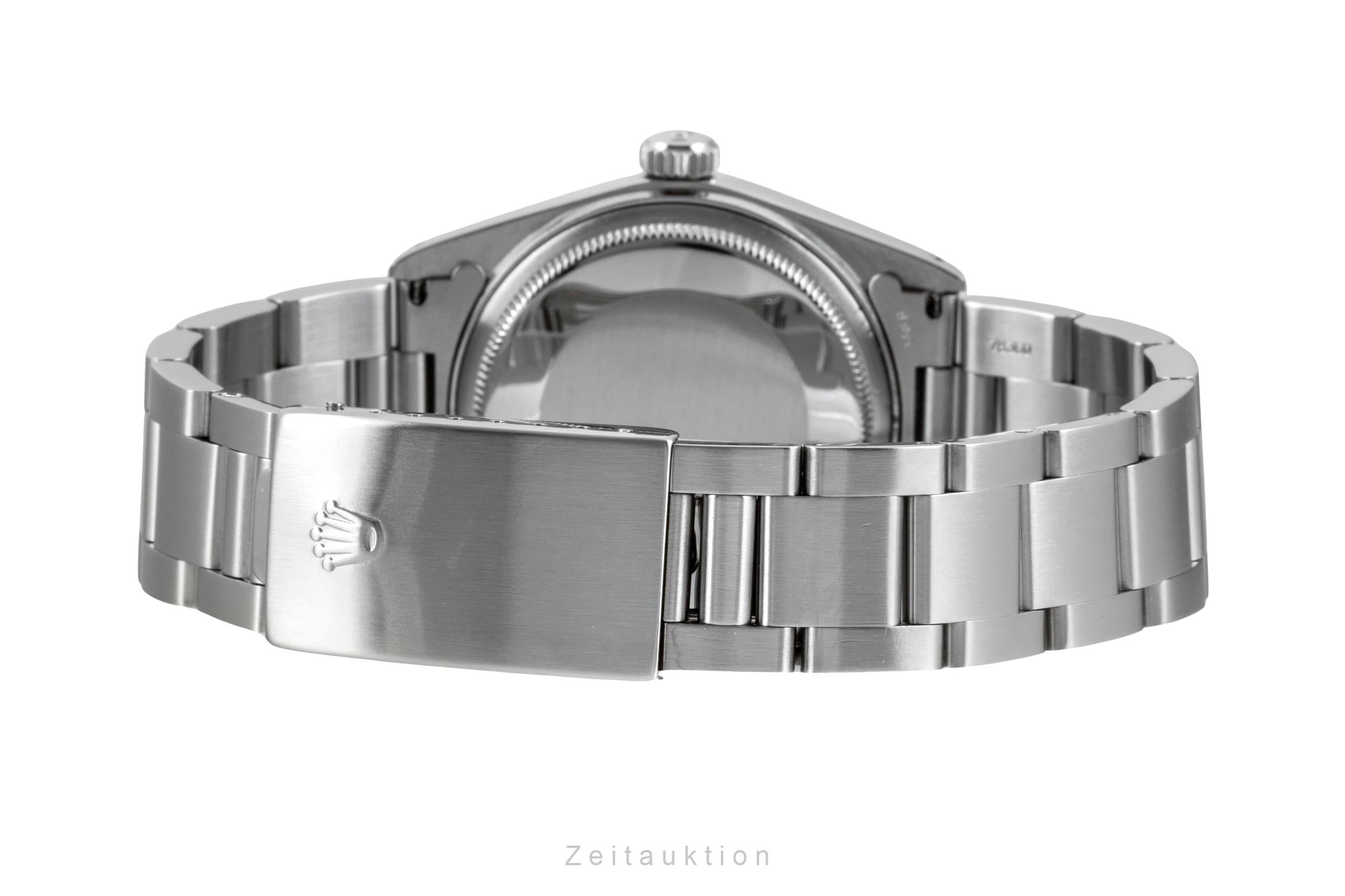 Rolex Datejust 36 Silver Pie Pan Dial Stahl Automatik Herrenuhr 1600 Klassiker [2604322]