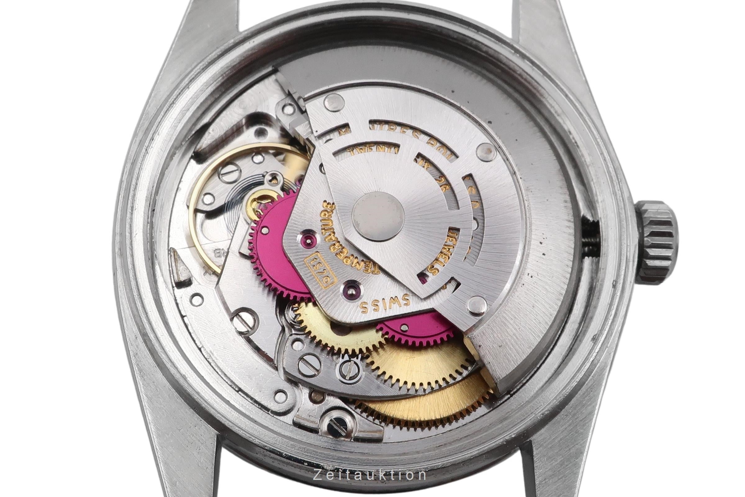 Rolex Datejust 36 Silver Pie Pan Dial Stahl Automatik Herrenuhr 1600 Klassiker [2604322]