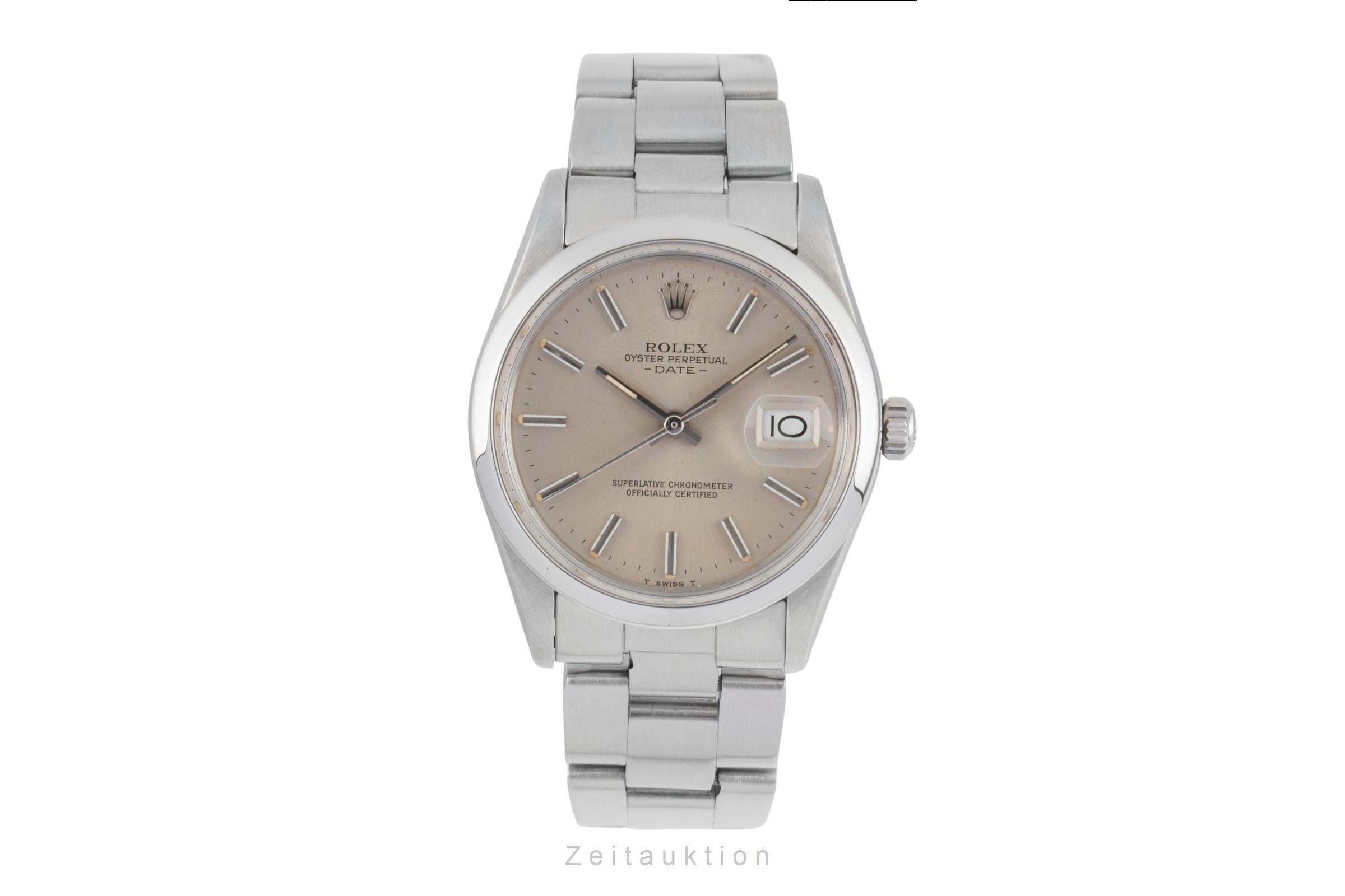 Rolex Date steel automatic men's watch 1500 Vintage  [2604323]