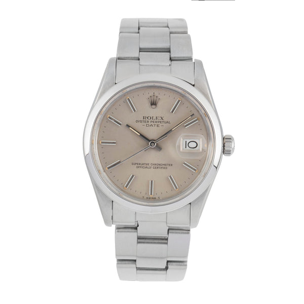 Rolex Date steel automatic men's watch 1500 Vintage  [2604323]