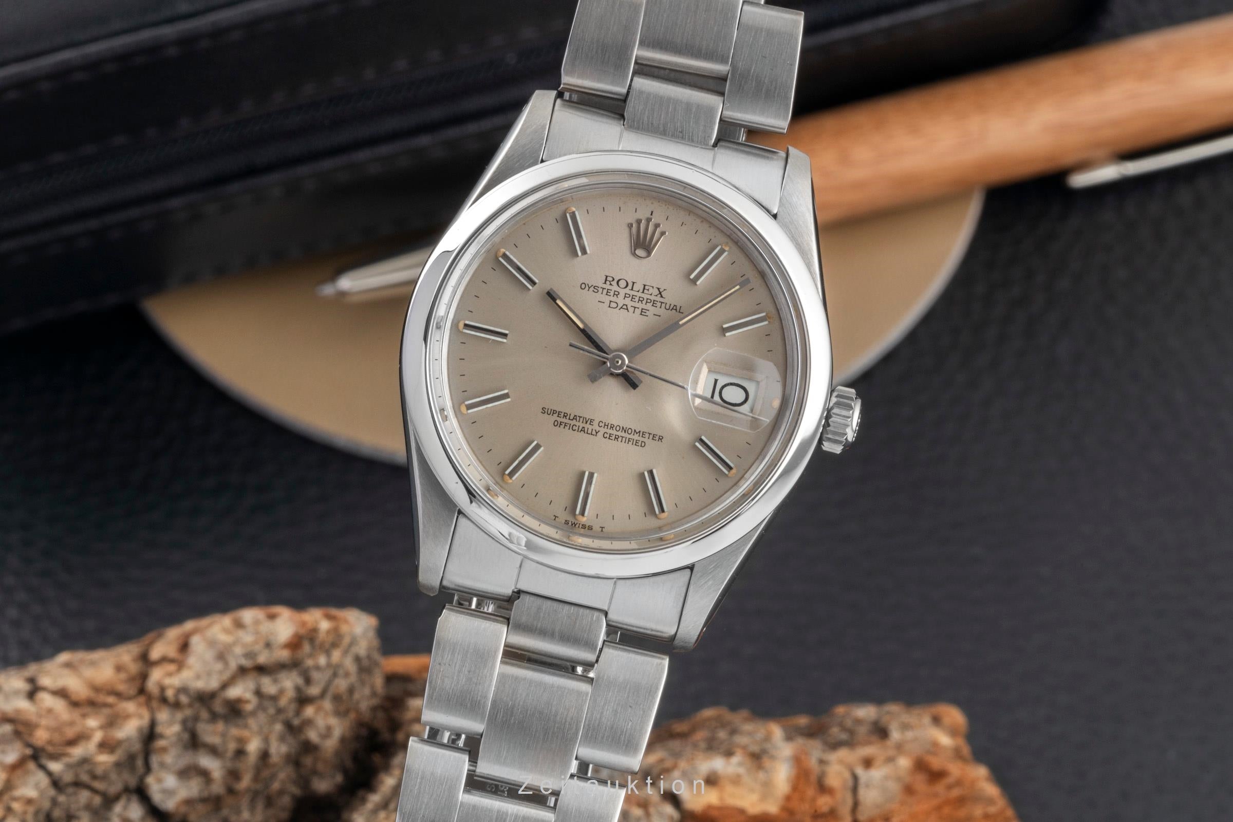 Rolex Date steel automatic men's watch 1500 Vintage  [2604323]