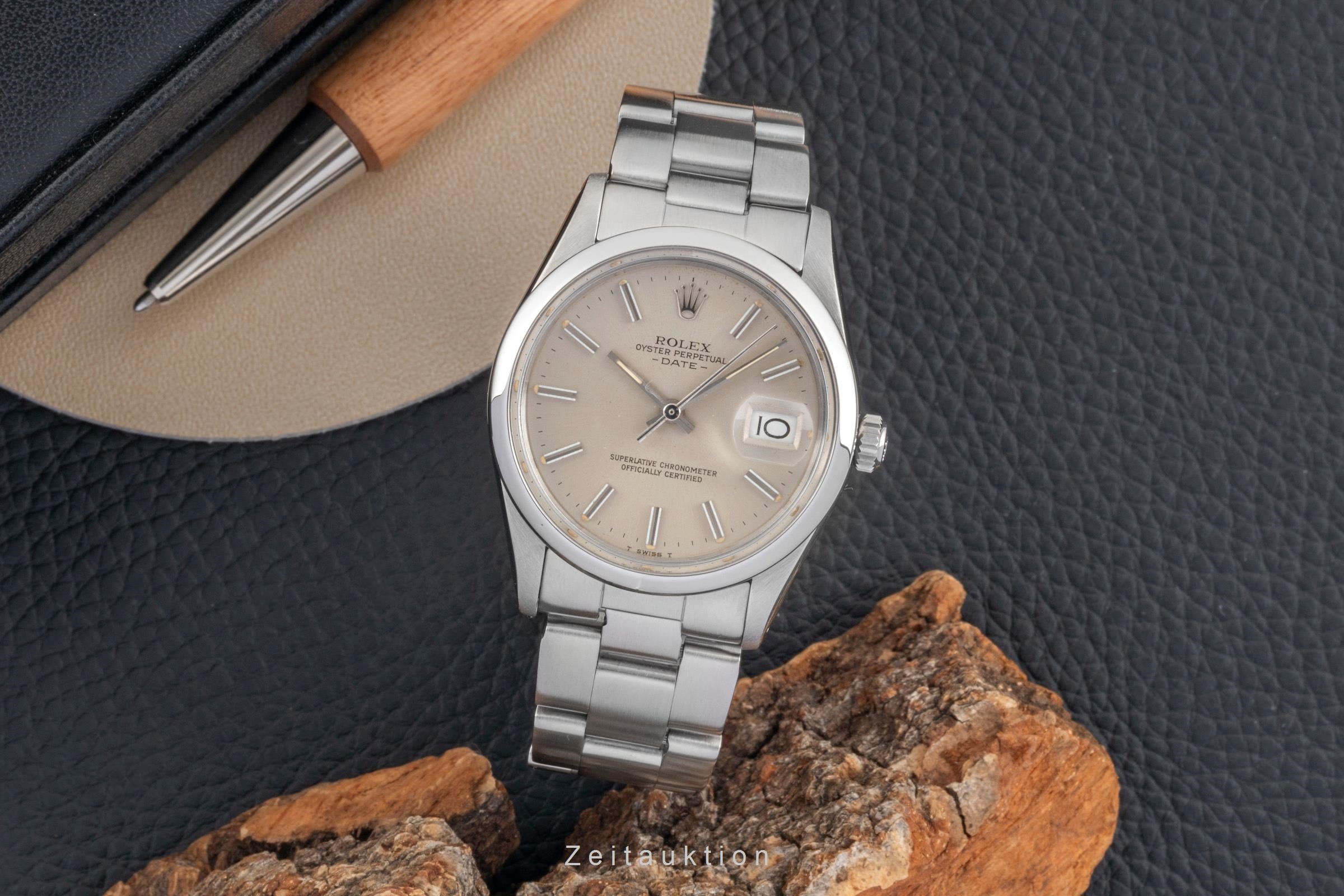 Rolex Date steel automatic men's watch 1500 Vintage  [2604323]