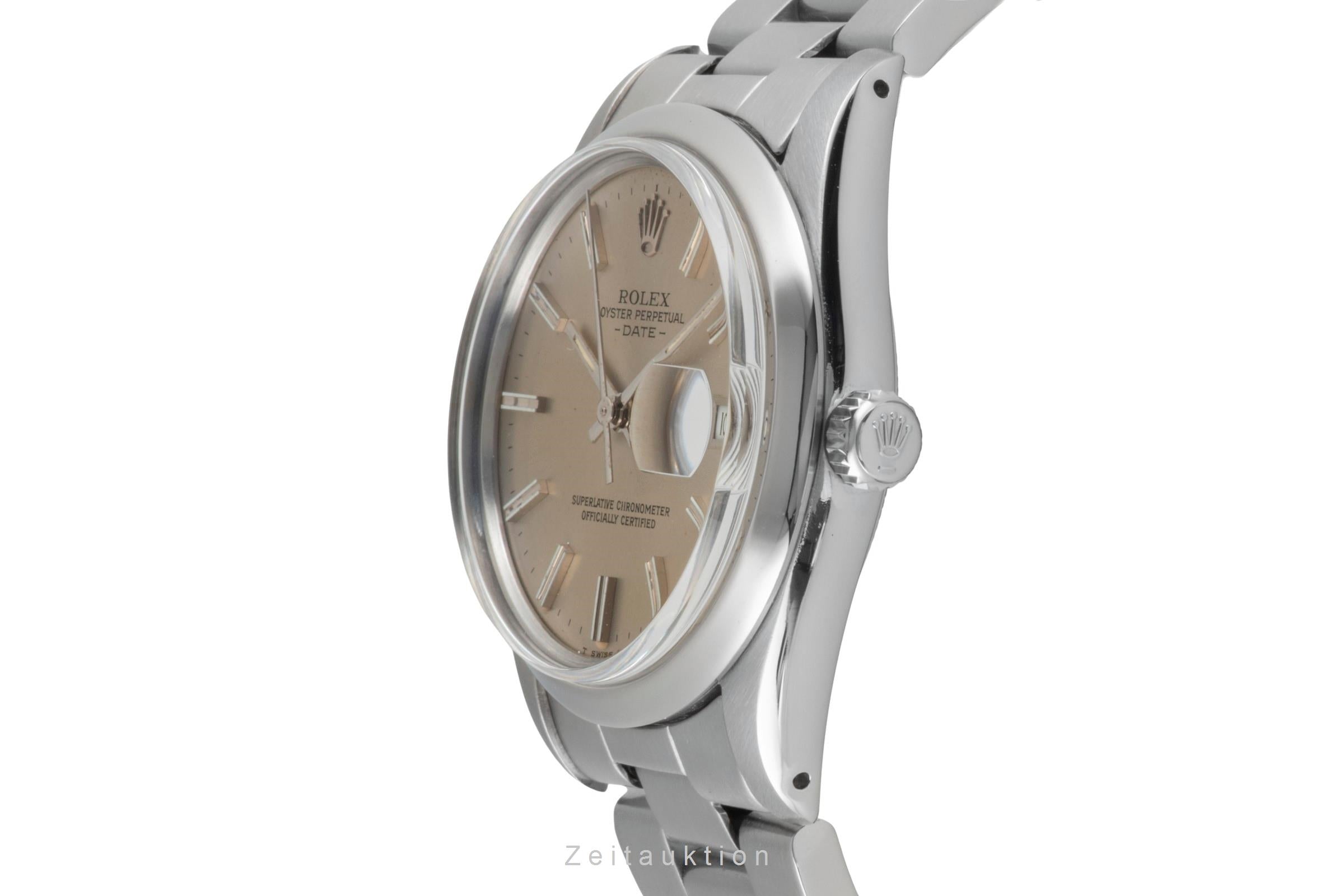 Rolex Date steel automatic men's watch 1500 Vintage  [2604323]