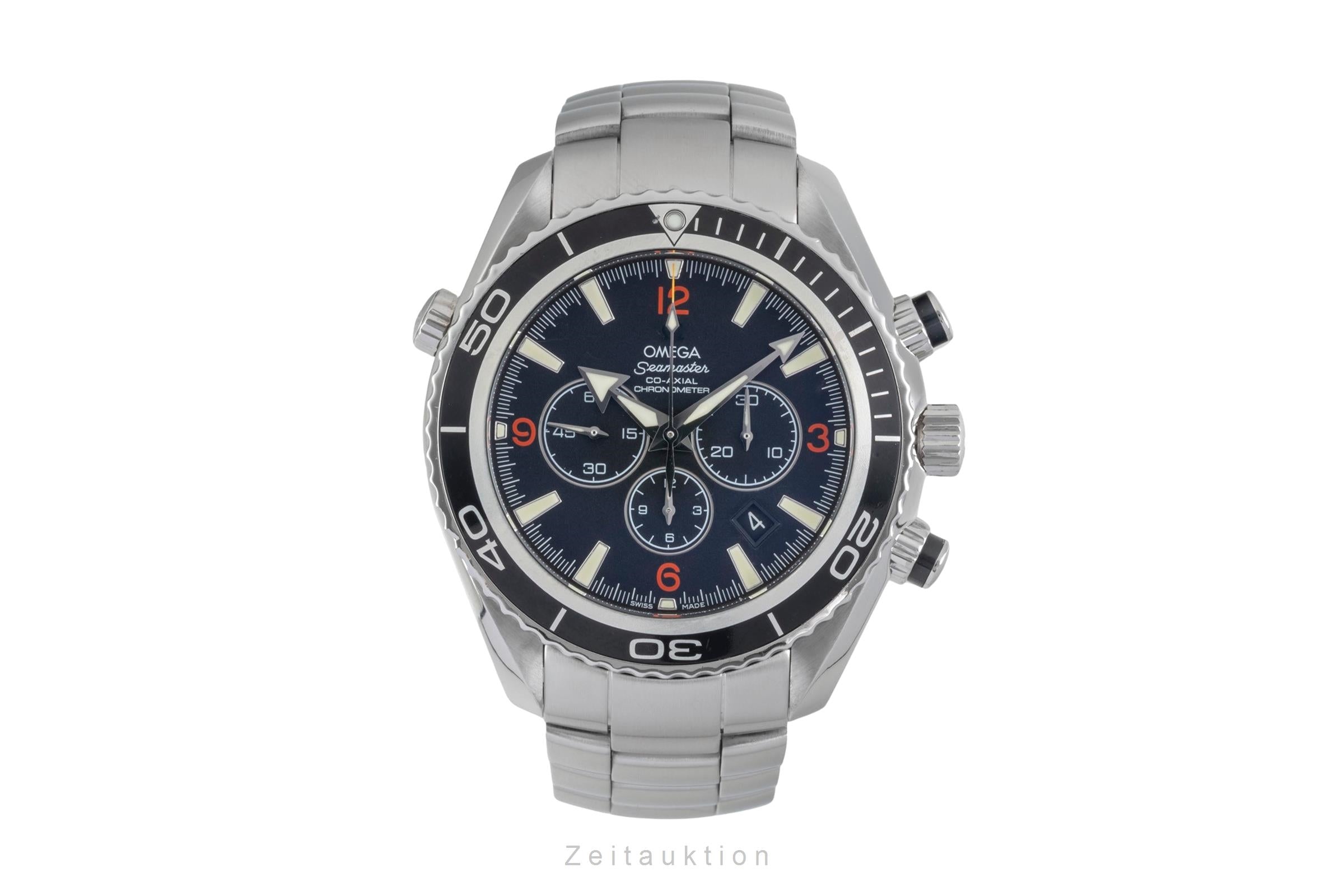 Omega Seamaster Planet Ocean Chronograph Stahl Automatik Ref 2210.51.00 Papers [2604324]
