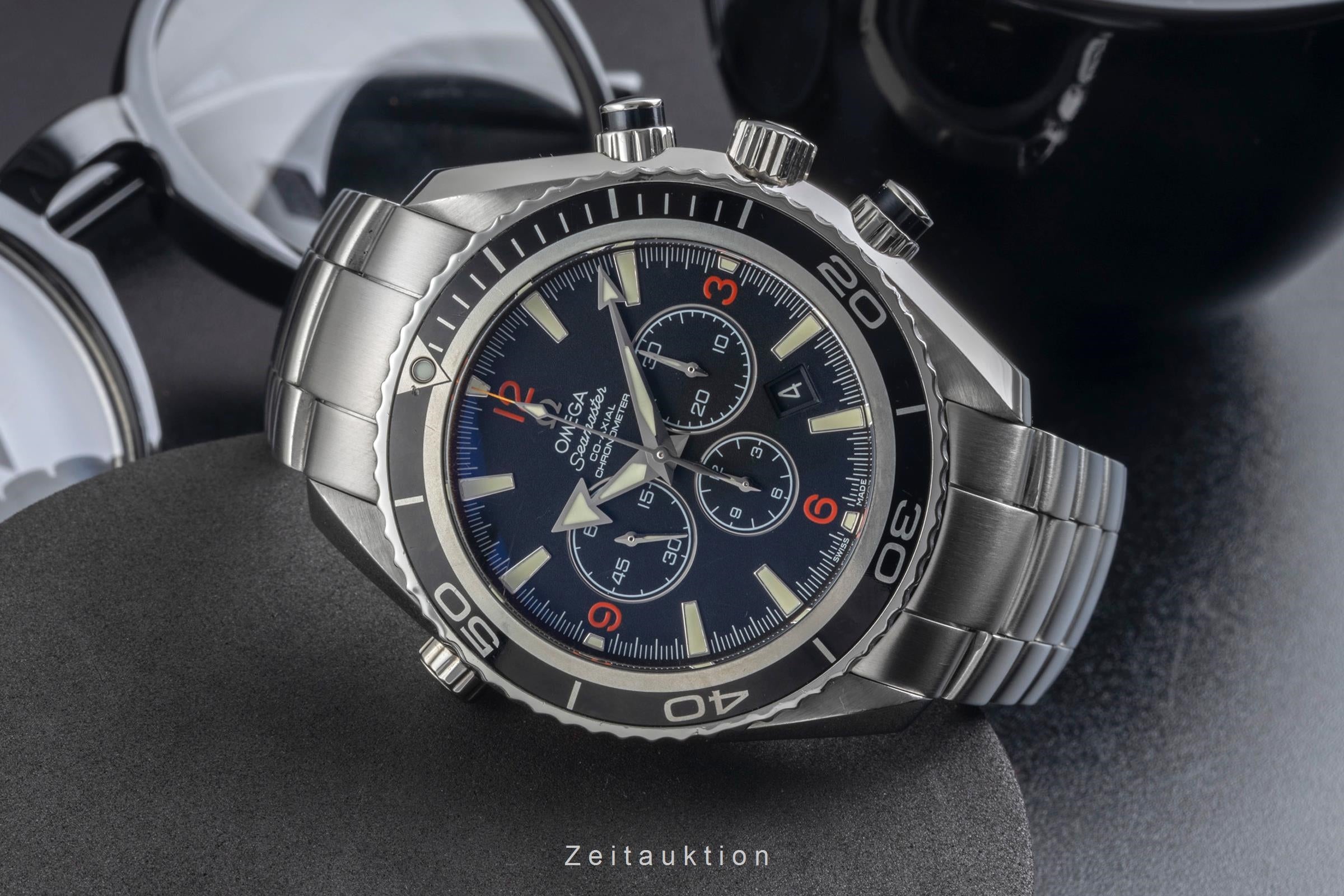 Omega Seamaster Planet Ocean Chronograph Stahl Automatik Ref 2210.51.00 Papers [2604324]