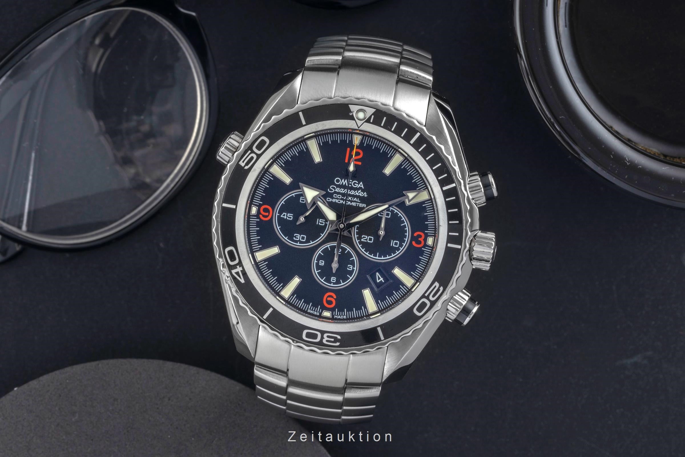 Omega Seamaster Planet Ocean Chronograph Stahl Automatik Ref 2210.51.00 Papers [2604324]