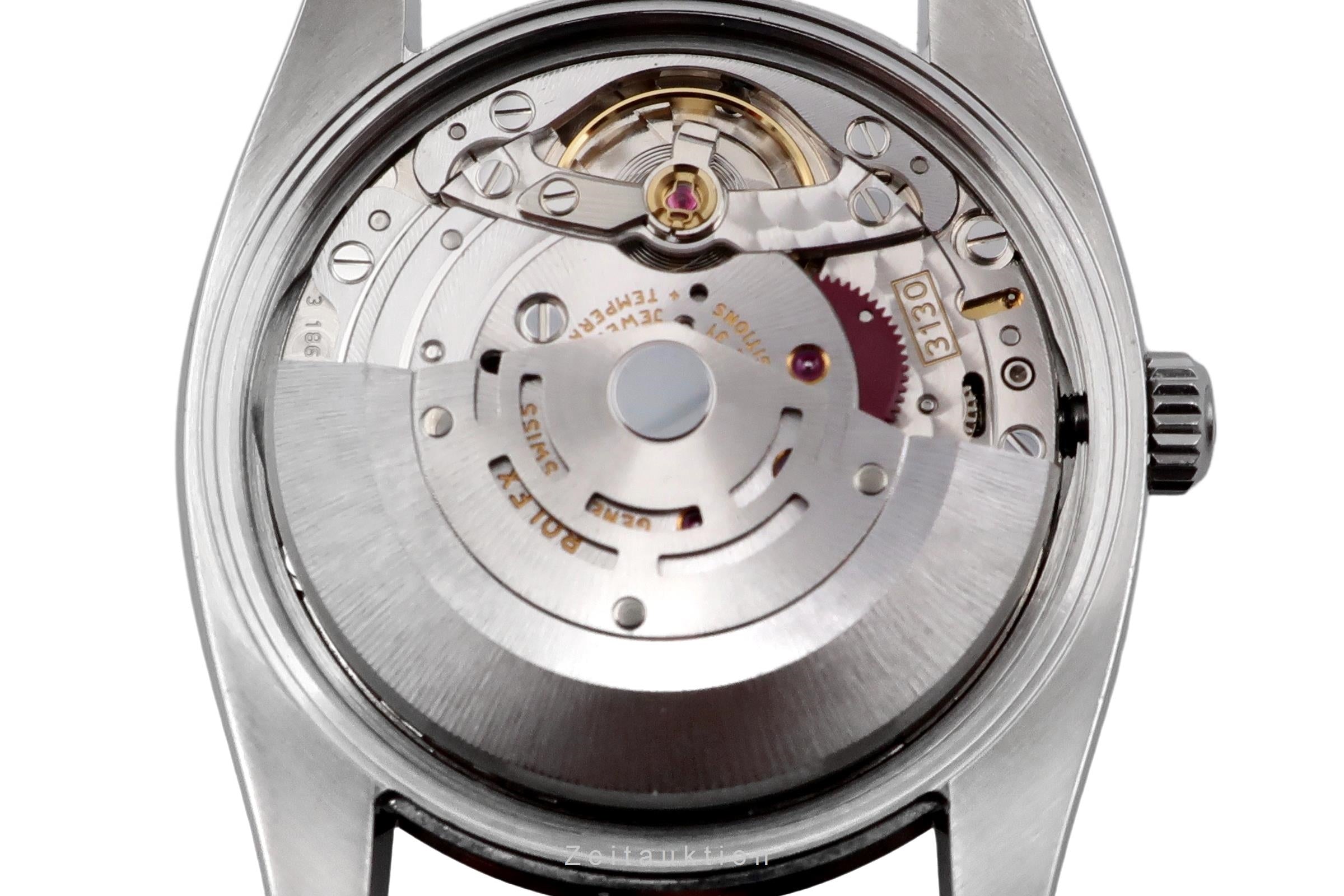 Rolex Air King 34 White 3-6-9 Dial Automatik Herrenuhr Ref. 114200 Papiere 2008 [2604329]