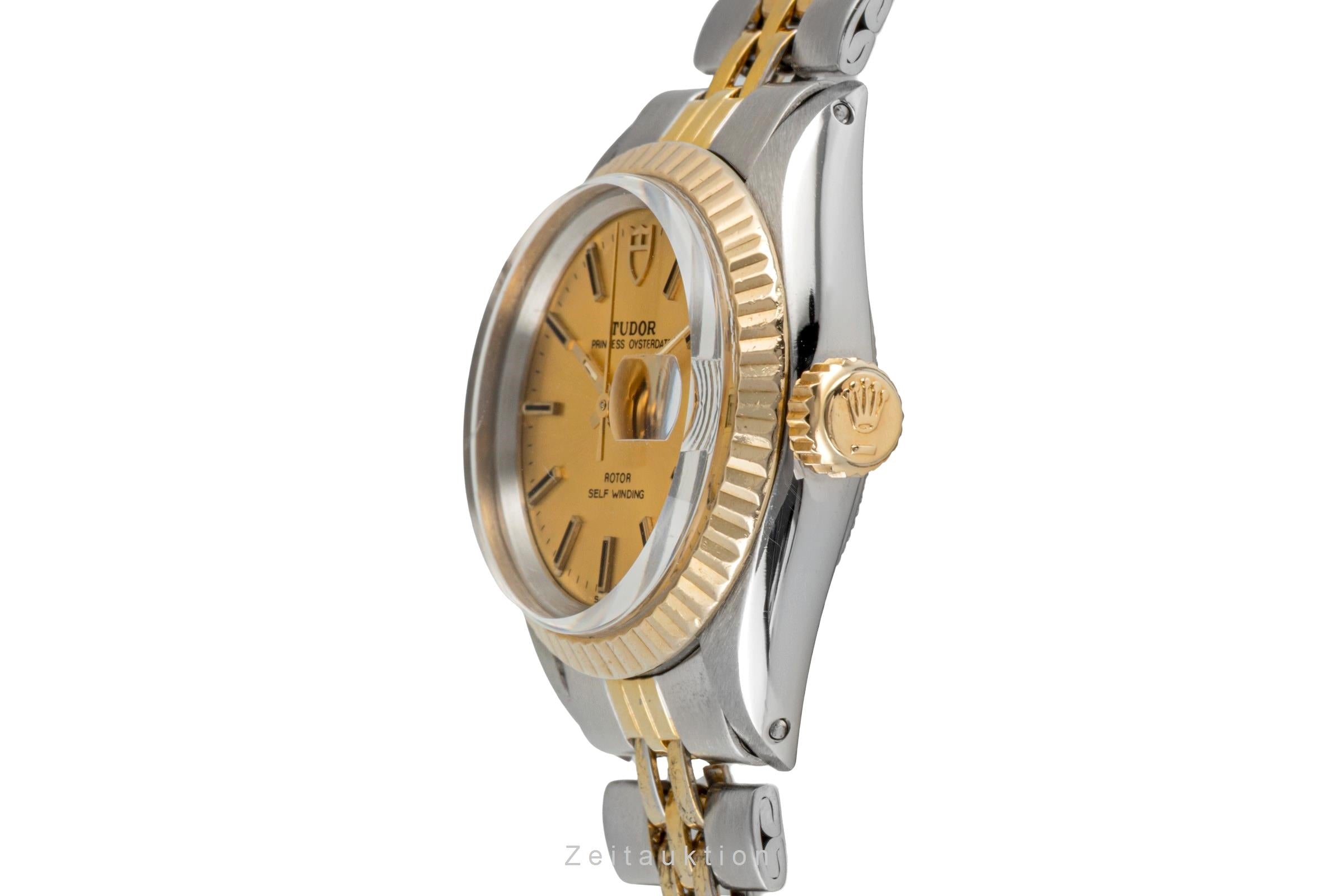 Tudor Princess Oysterdate Stahl / Gold Automatik Damenuhr 92413 Papiere 1984 [2604331]