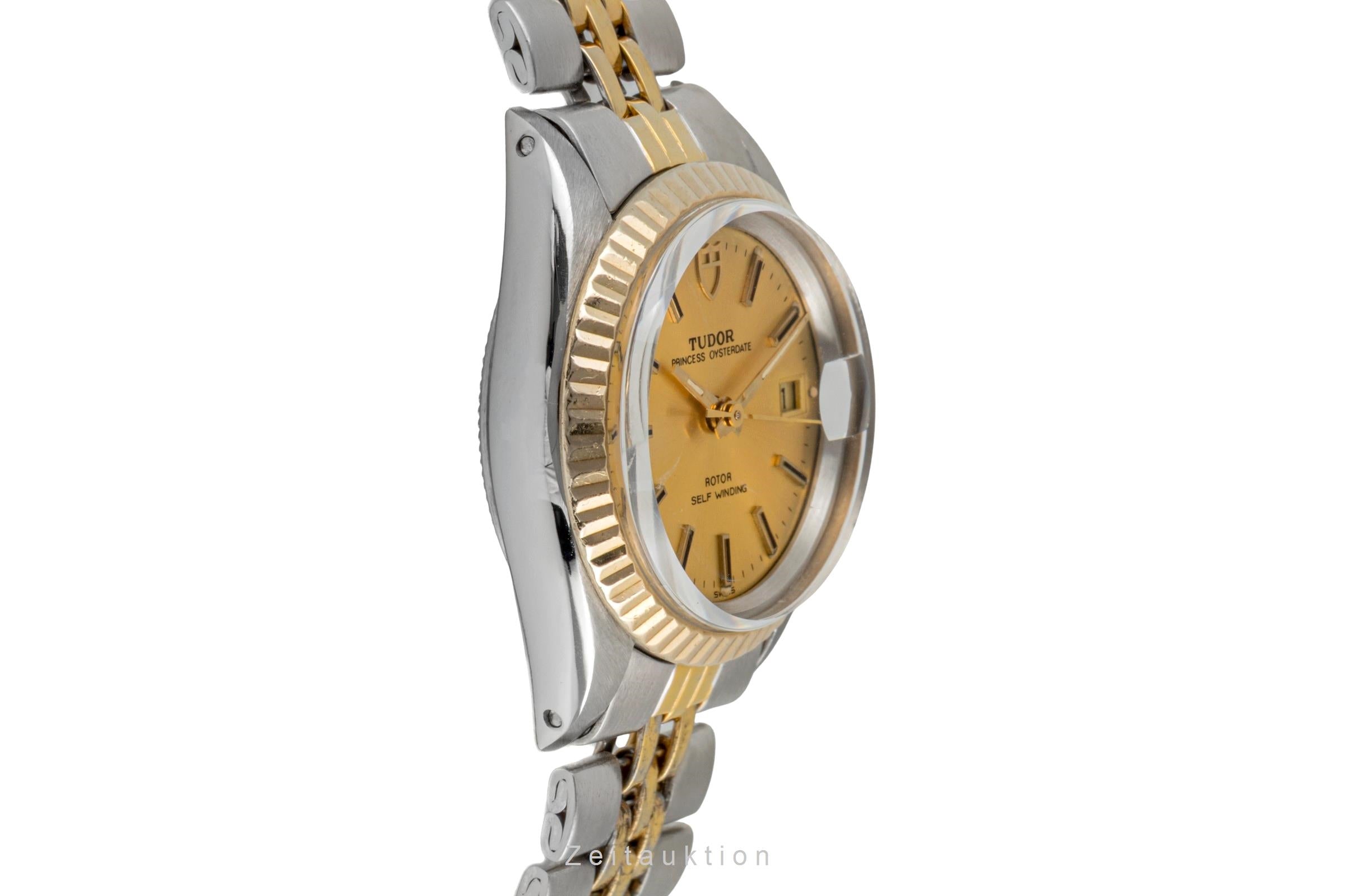 Tudor Princess Oysterdate Stahl / Gold Automatik Damenuhr 92413 Papiere 1984 [2604331]