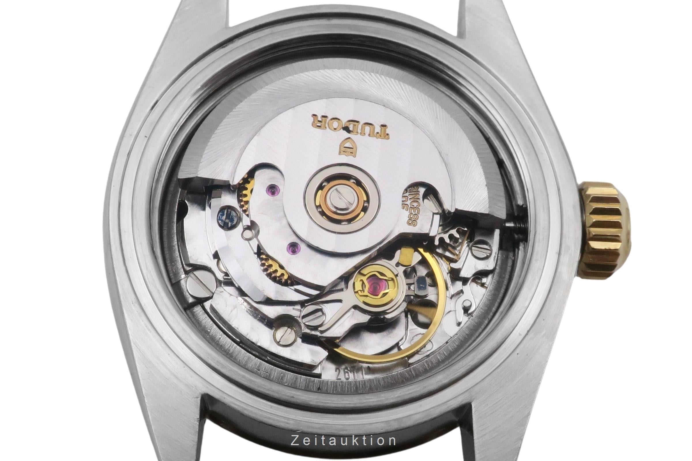 Tudor Princess Oysterdate Stahl / Gold Automatik Damenuhr 92413 Papiere 1984 [2604331]