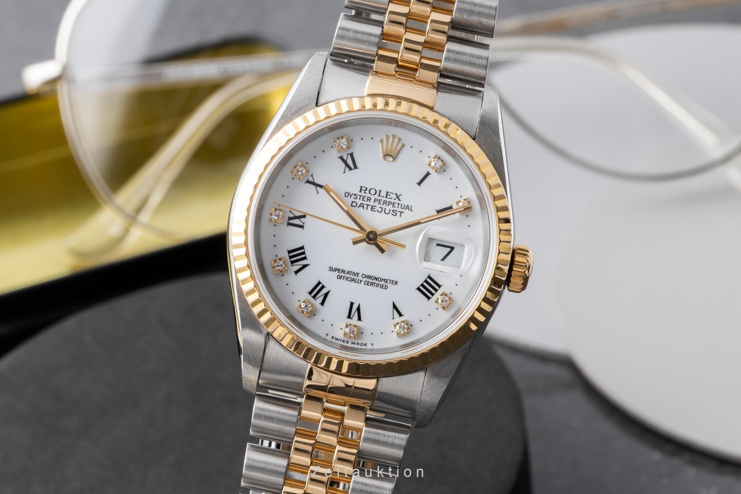 Rolex Datejust acero / oro automático reloj para caballeros 16233  [2604332]