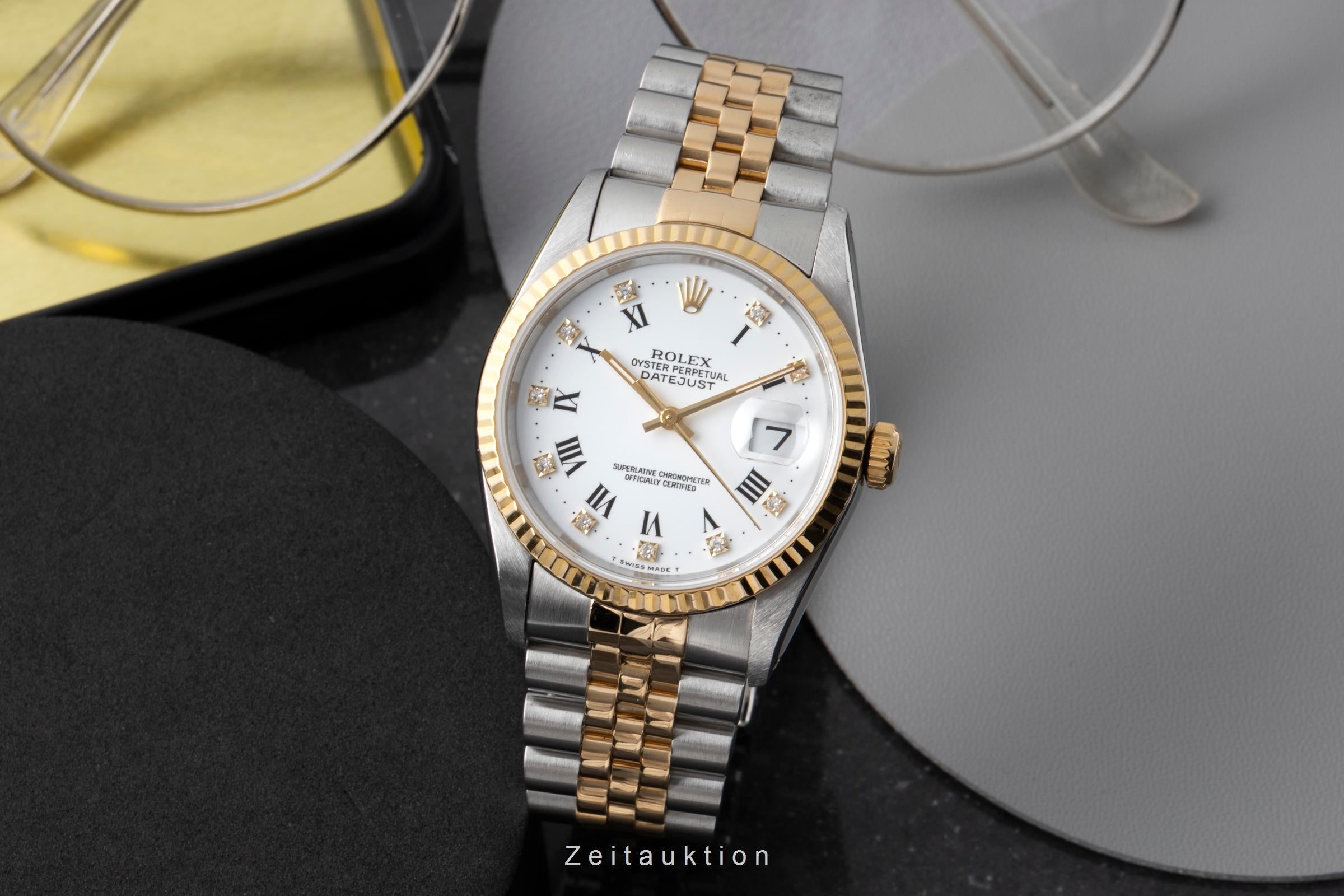 Rolex Datejust steel / gold automatic men's watch 16233  [2604332]