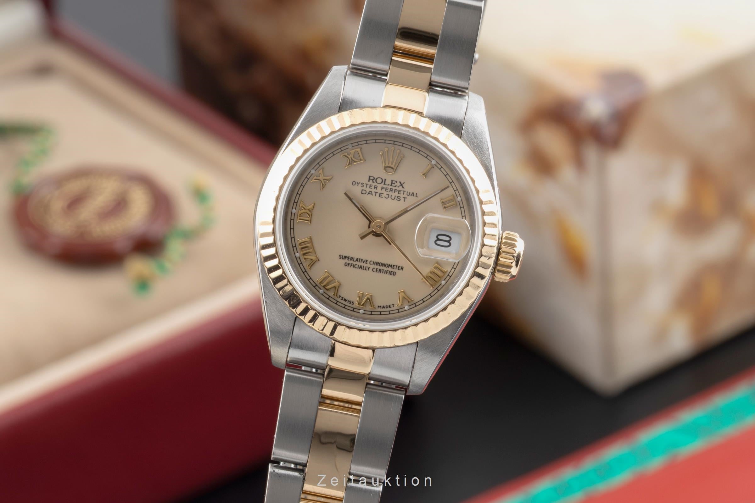 Rolex Lady Datejust acero / oro automático reloj para damas  69173 Vintage  [2604334]