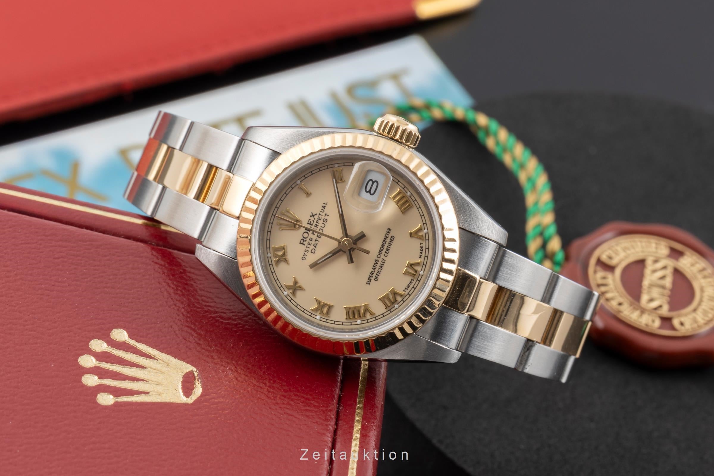 Rolex Lady Datejust acero / oro automático reloj para damas  69173 Vintage  [2604334]