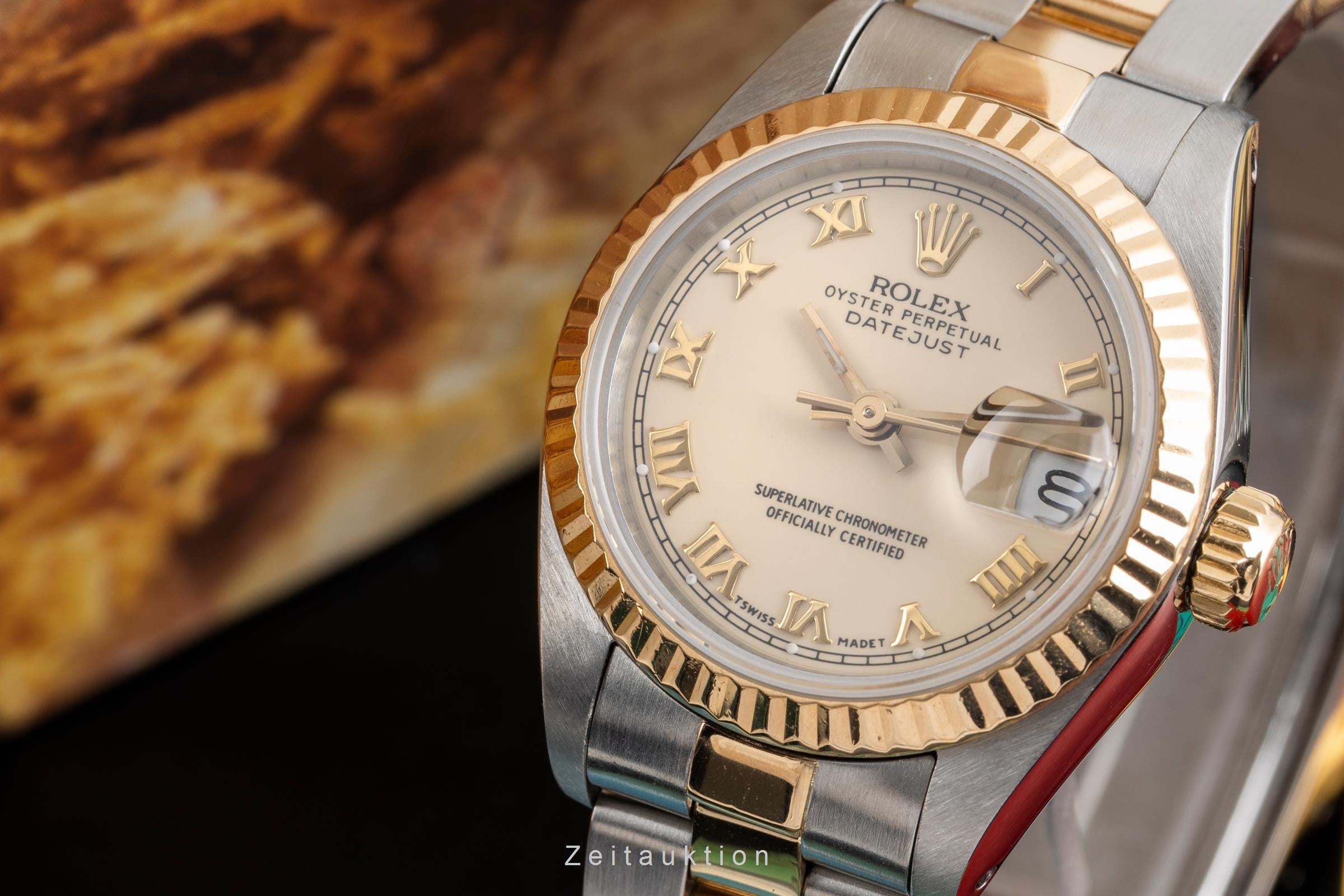 Rolex Lady Datejust acero / oro automático reloj para damas  69173 Vintage  [2604334]