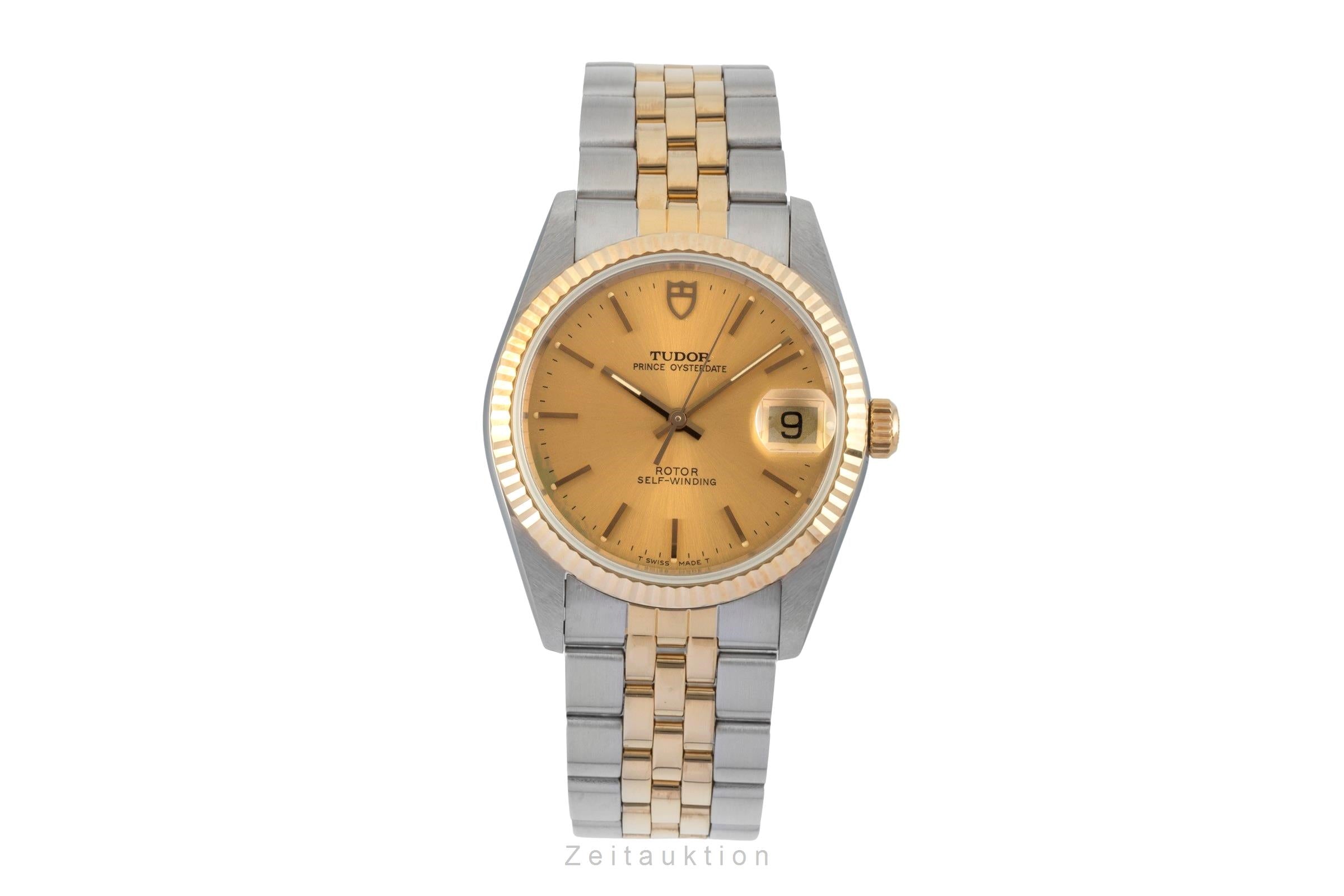 Tudor Prince Oysterdate acciaio / oro automatismo orologio da uomo 74033  [2604335]