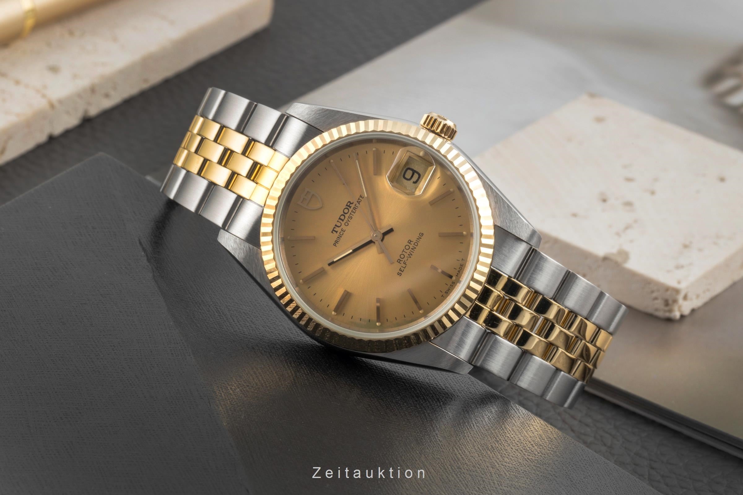 Tudor Prince Oysterdate acciaio / oro automatismo orologio da uomo 74033  [2604335]