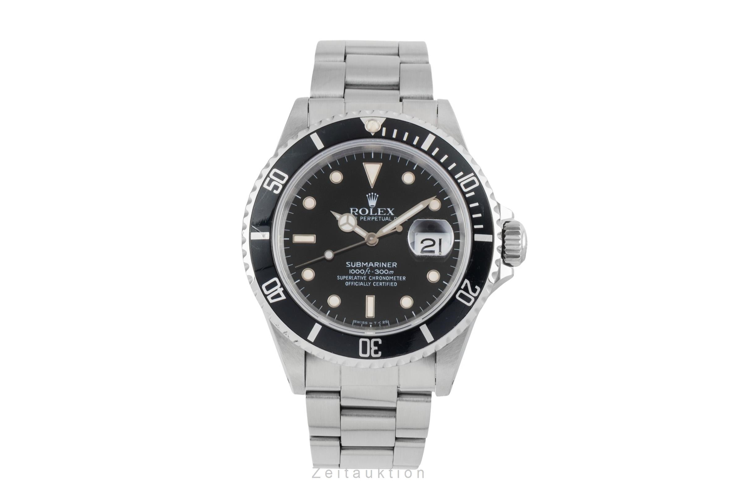 Rolex Submariner steel automatic men's watch 16610  [2604336]