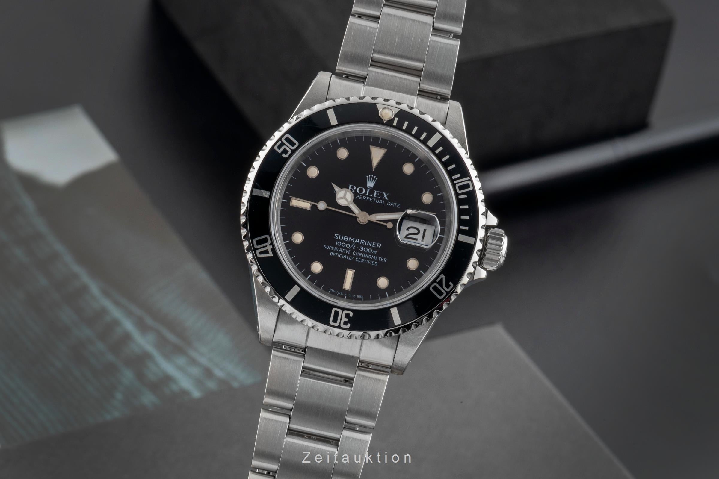Rolex Submariner steel automatic men's watch 16610  [2604336]