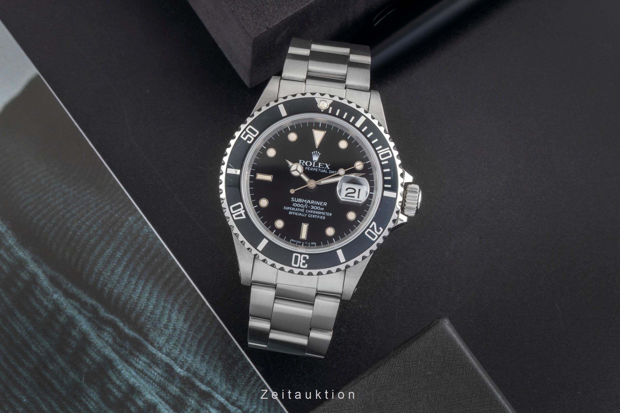 Rolex Submariner steel automatic men's watch 16610  [2604336]