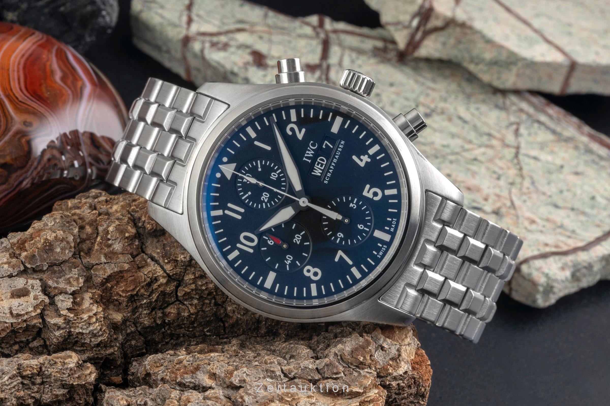 IWC Fliegerchronograph Chronograph Stahl Automatik Herrenuhr Ref. IW371704  [2604338]