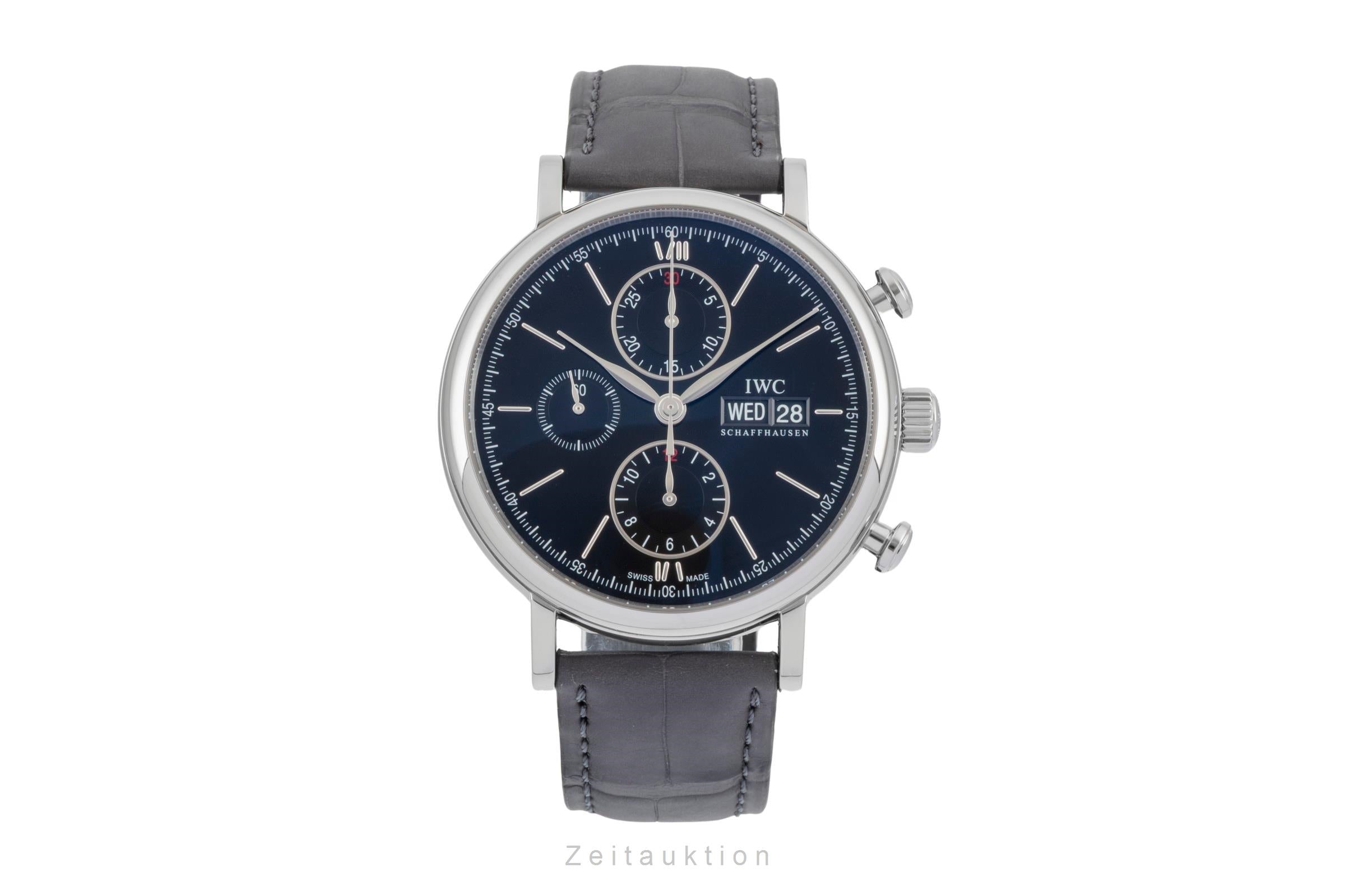 IWC Portofino cronografo acciaio automatismo orologio da uomo IW391002 LP: 7100EUR  [2604339]
