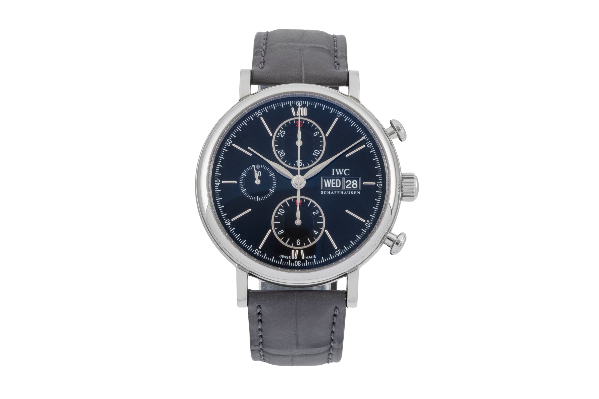 IWC Portofino Chronograph Black Dial Automatik Herren Ref. IW391002 Papiere 2019 [2604339]