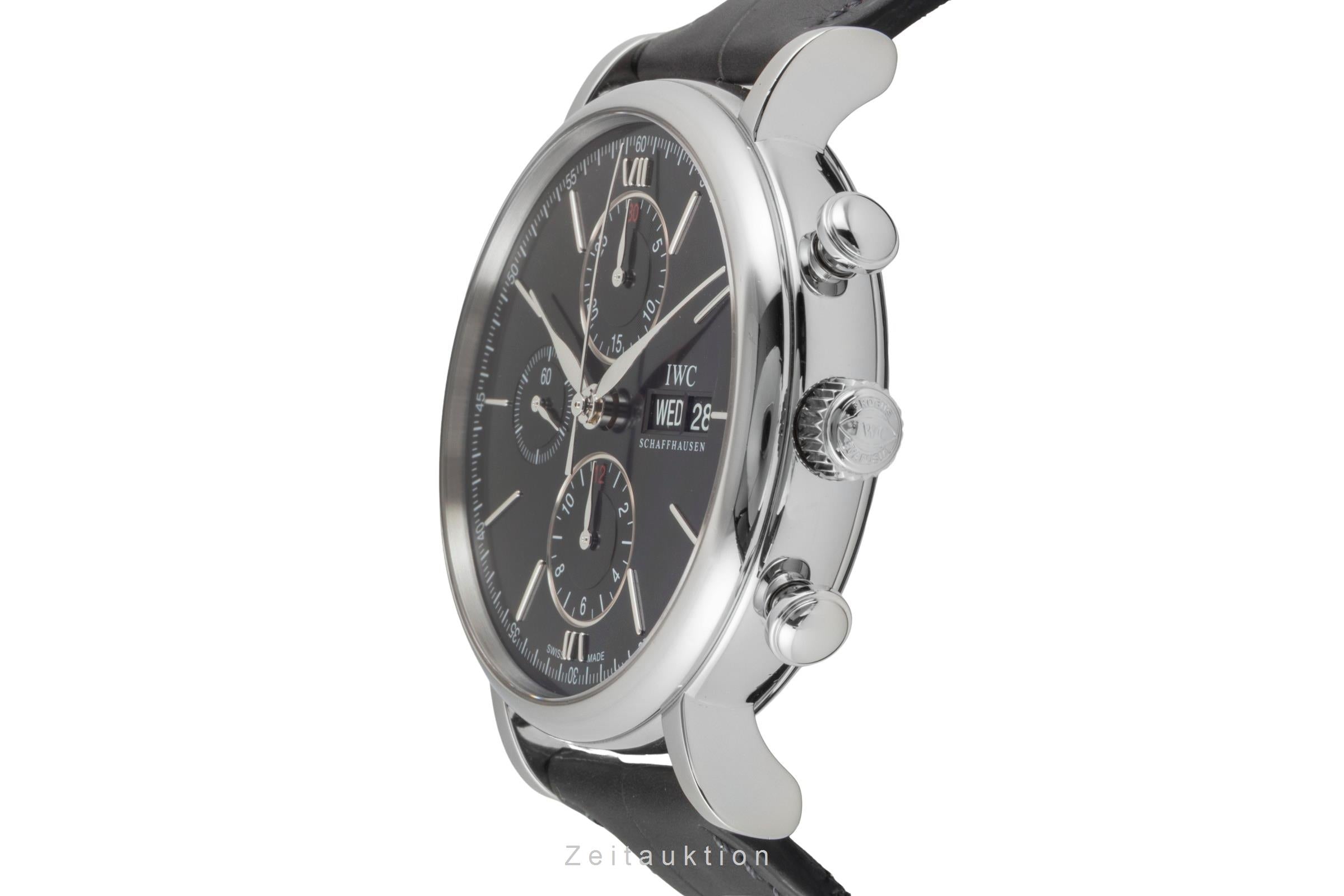 IWC Portofino cronografo acciaio automatismo orologio da uomo IW391002 LP: 7100EUR  [2604339]