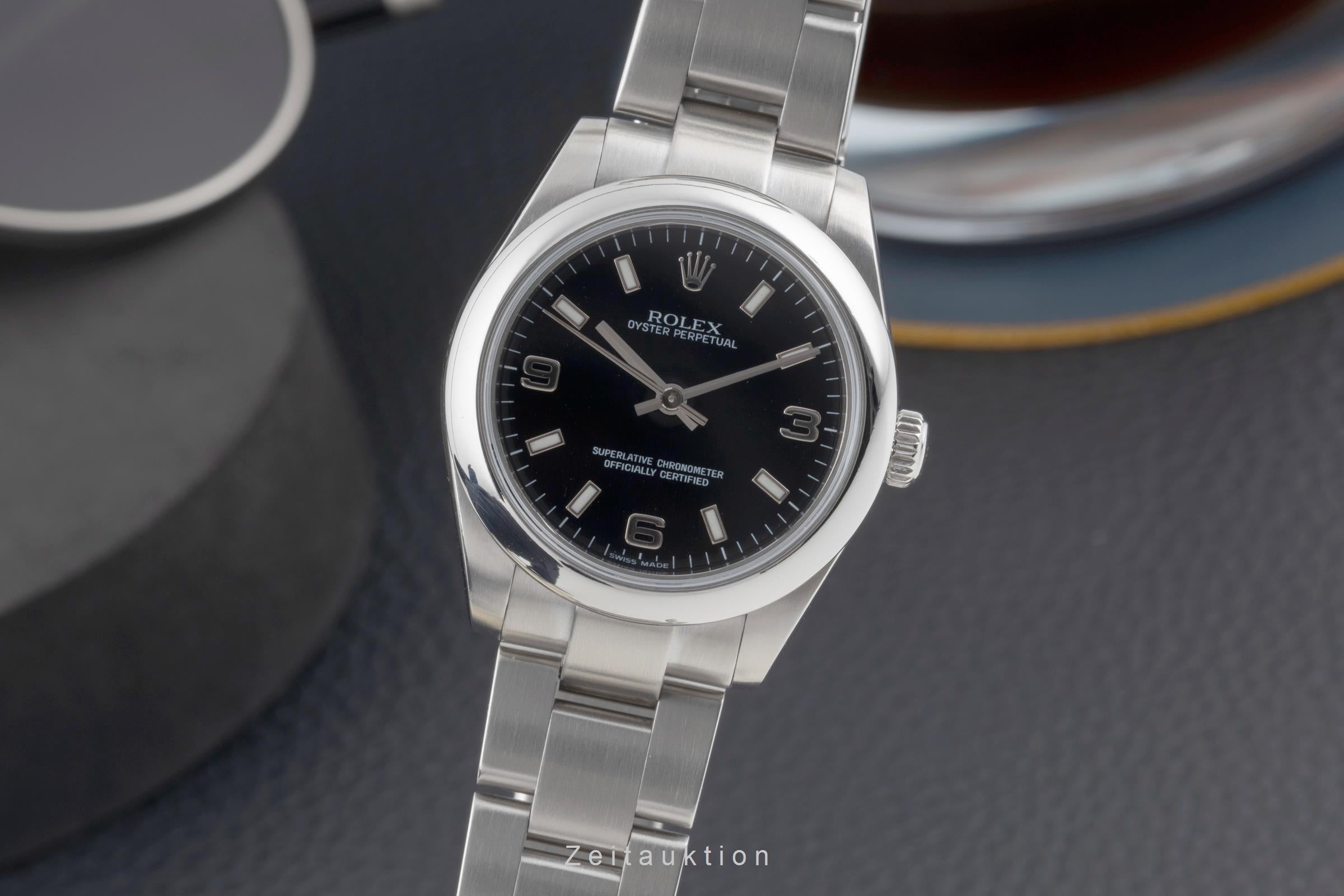 Rolex Oyster Perpetual acero automático reloj para damas  177200  [2604340]
