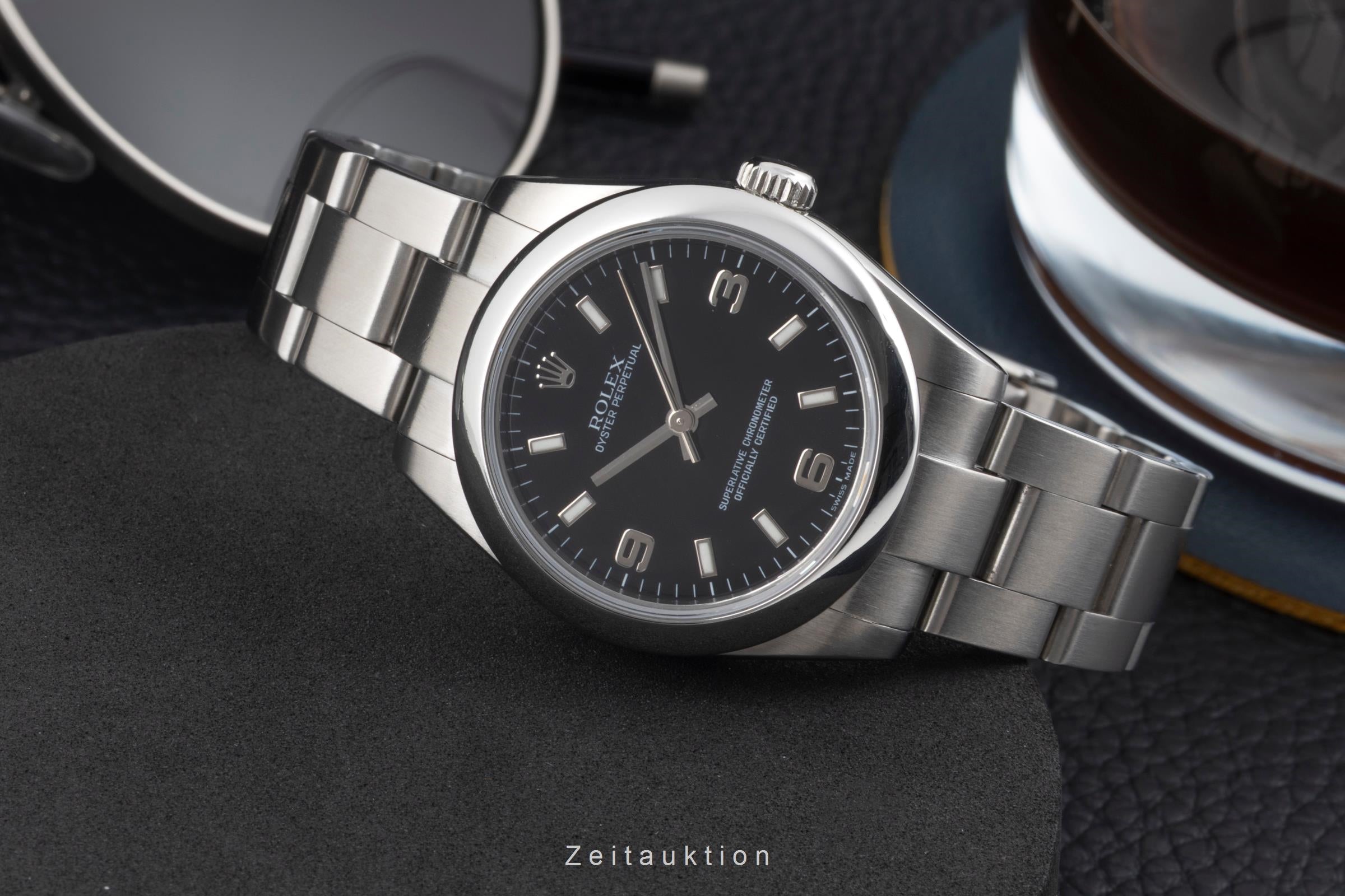 Rolex Oyster Perpetual acero automático reloj para damas  177200  [2604340]
