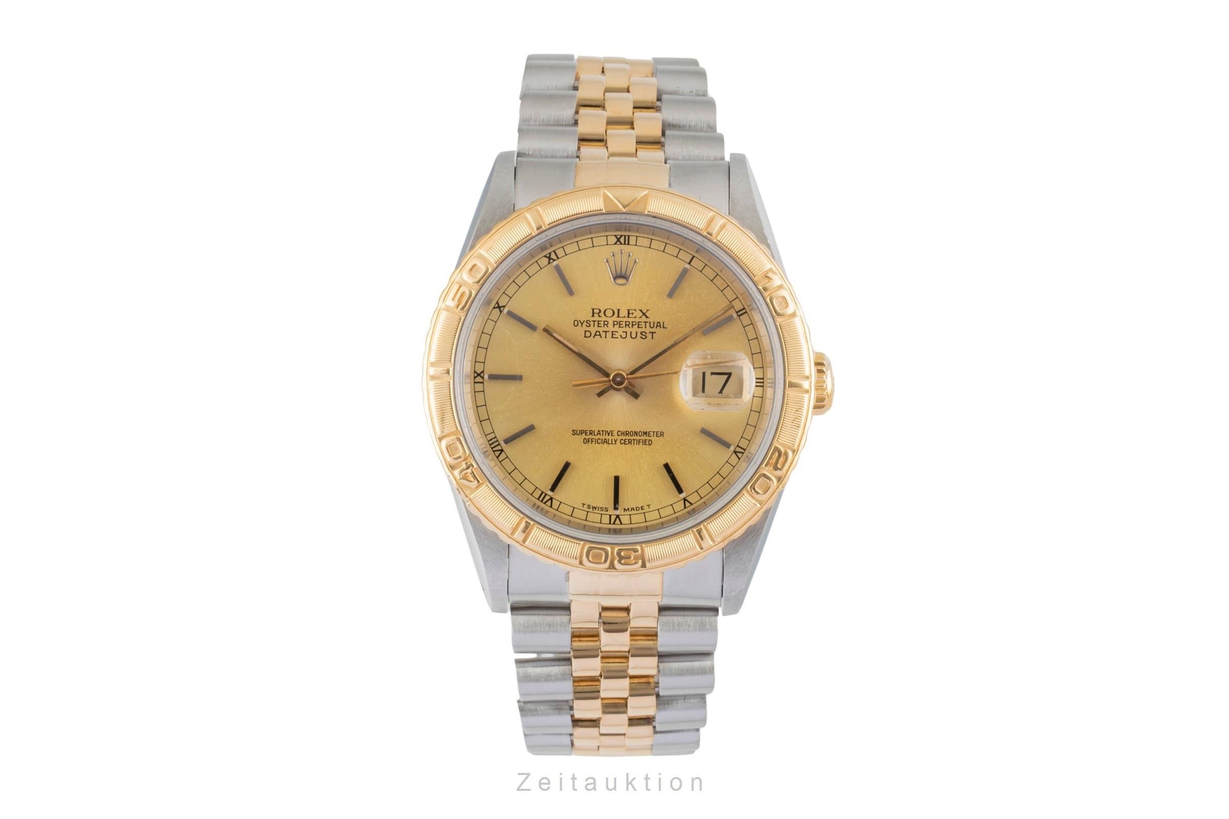 Rolex Datejust Turn-O-Graph steel / gold automatic men's watch 16263 LP: 15350EUR  [2604342]