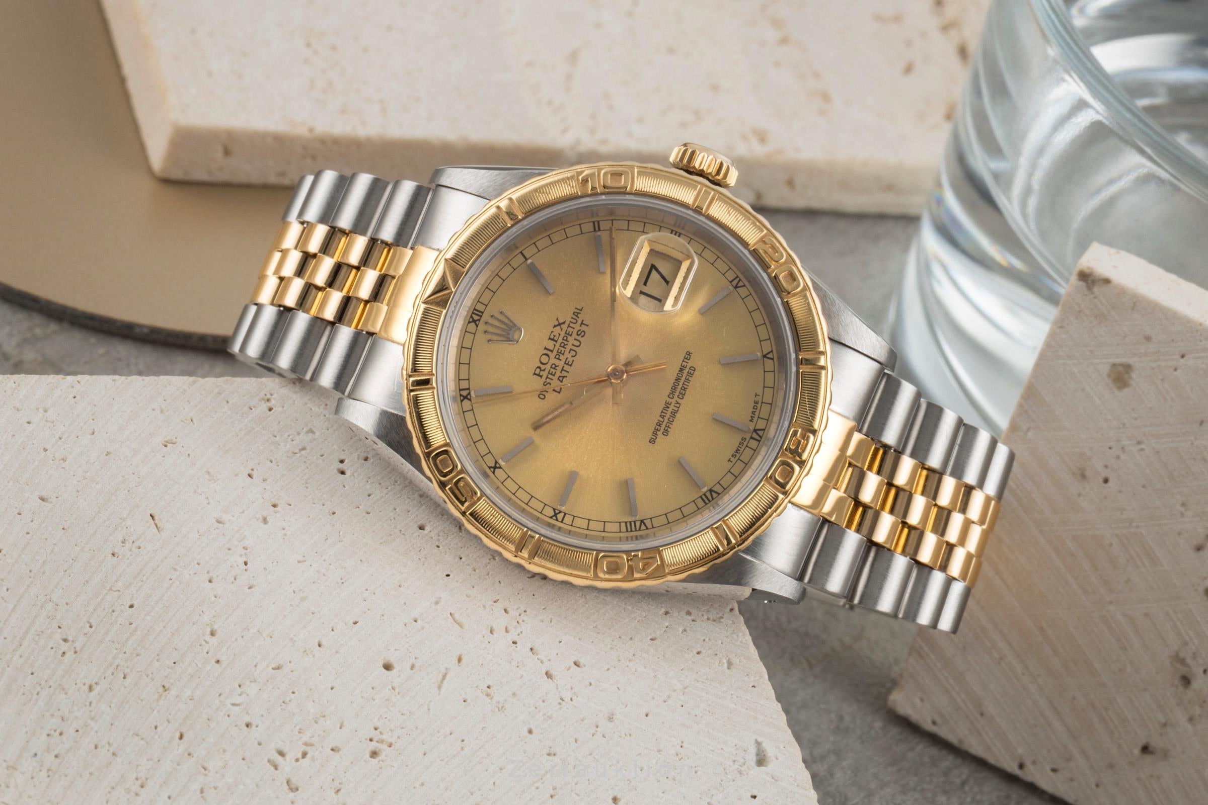 Rolex Datejust Turn-O-Graph steel / gold automatic men's watch 16263 LP: 15350EUR  [2604342]