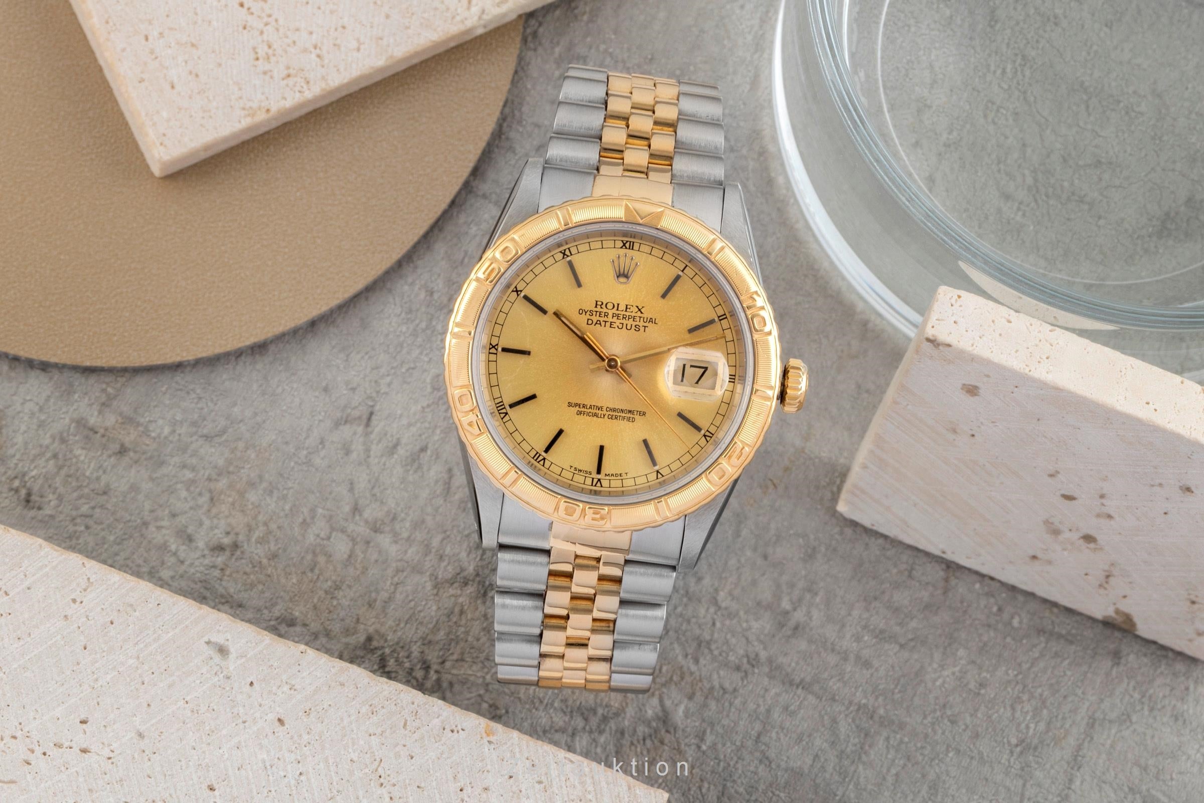 Rolex Datejust Turn-O-Graph steel / gold automatic men's watch 16263 LP: 15350EUR  [2604342]