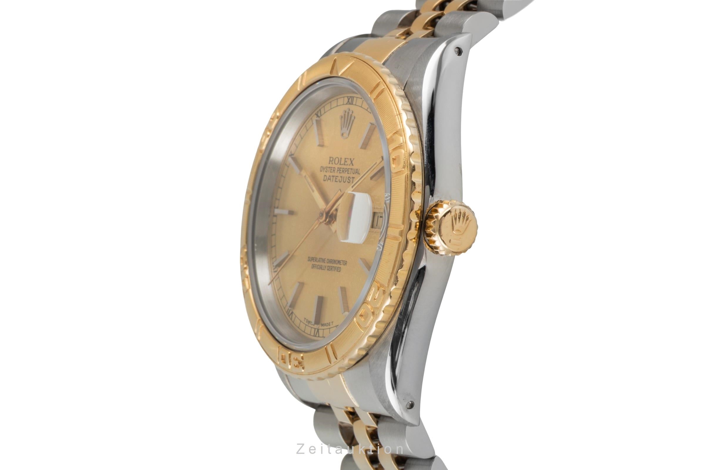 Rolex Datejust Turn-O-Graph steel / gold automatic men's watch 16263 LP: 15350EUR  [2604342]