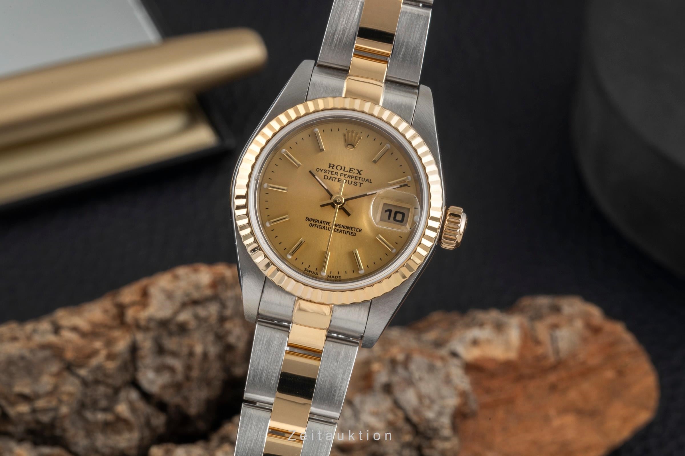 Rolex Lady Datejust acero / oro automático reloj para damas  79173  [2604343]