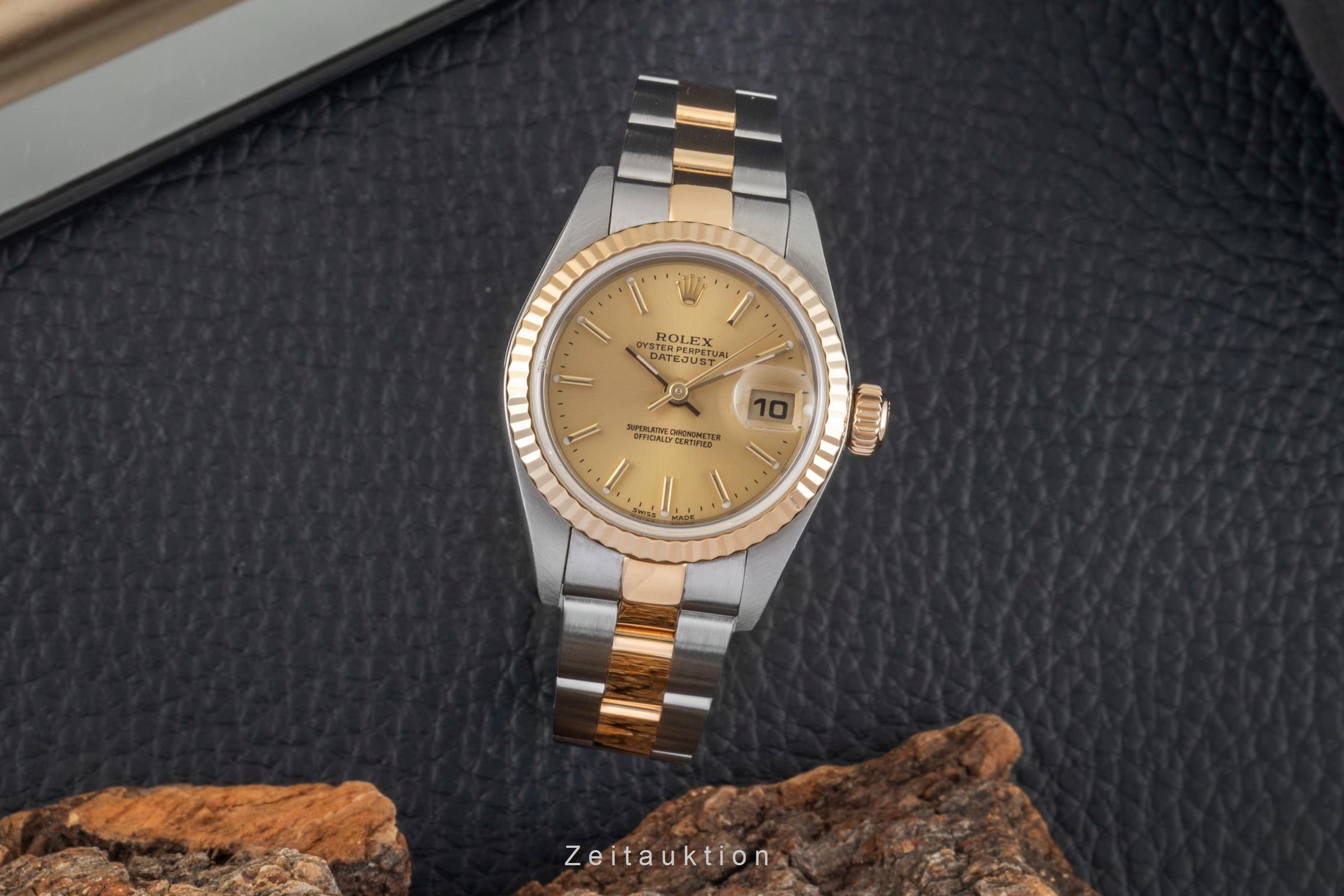 Rolex Lady Datejust acero / oro automático reloj para damas  79173  [2604343]