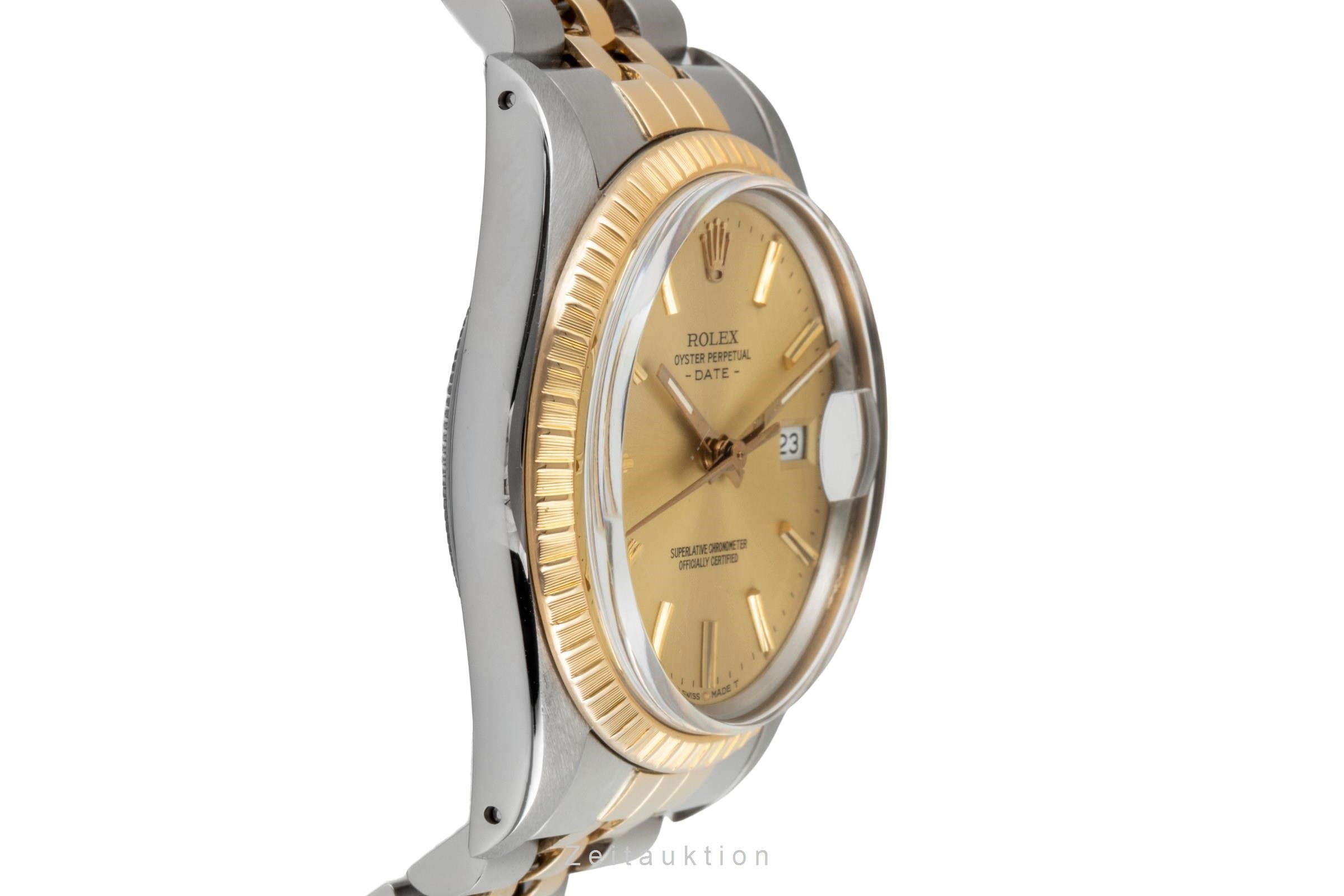 Rolex Date acier / or  automatique montre pour hommes 15053 LP: 15350EUR  [2604344]