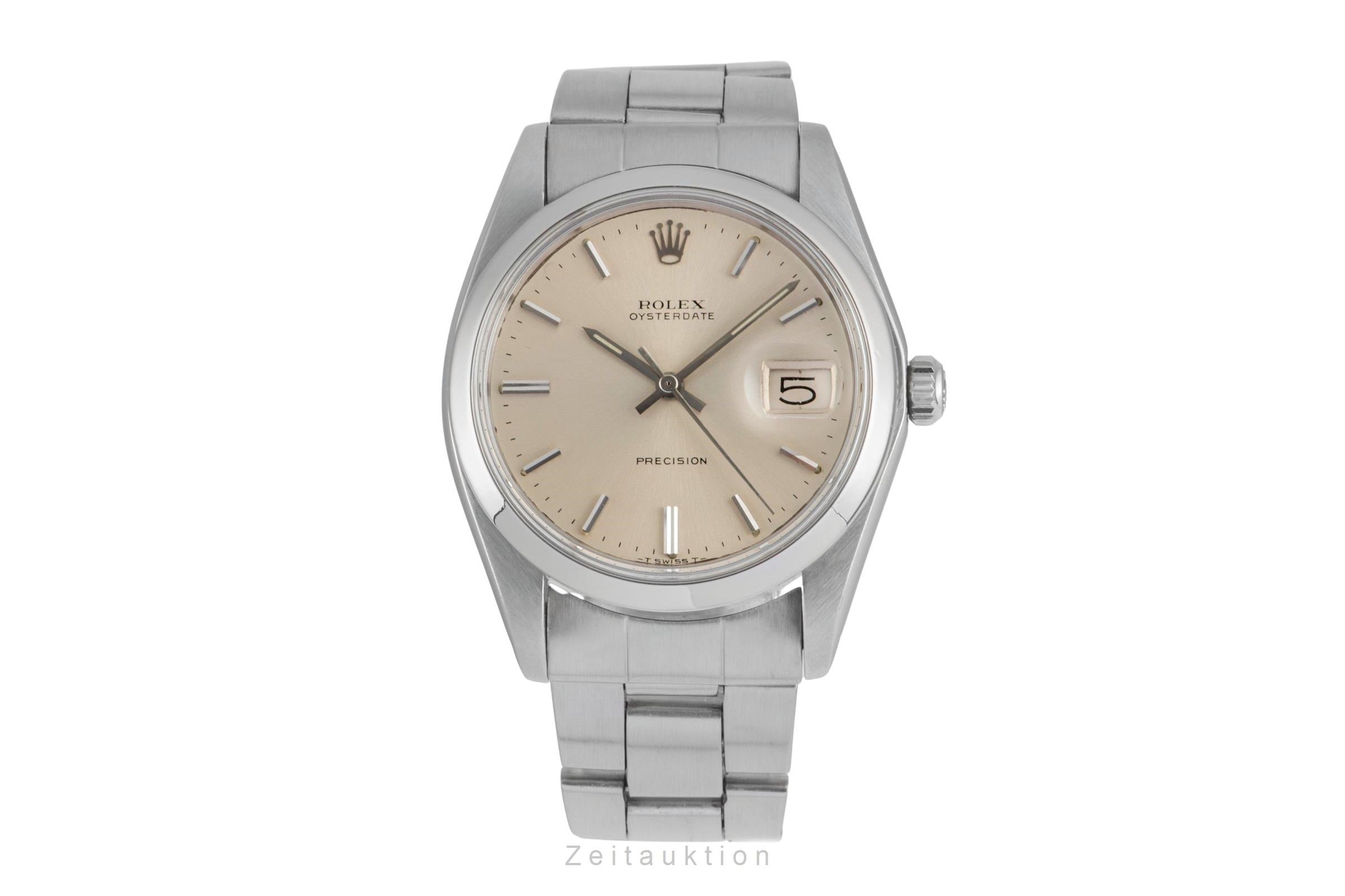 Rolex Precision acero cuerda manual reloj para caballeros 6694 Vintage  [2604346]