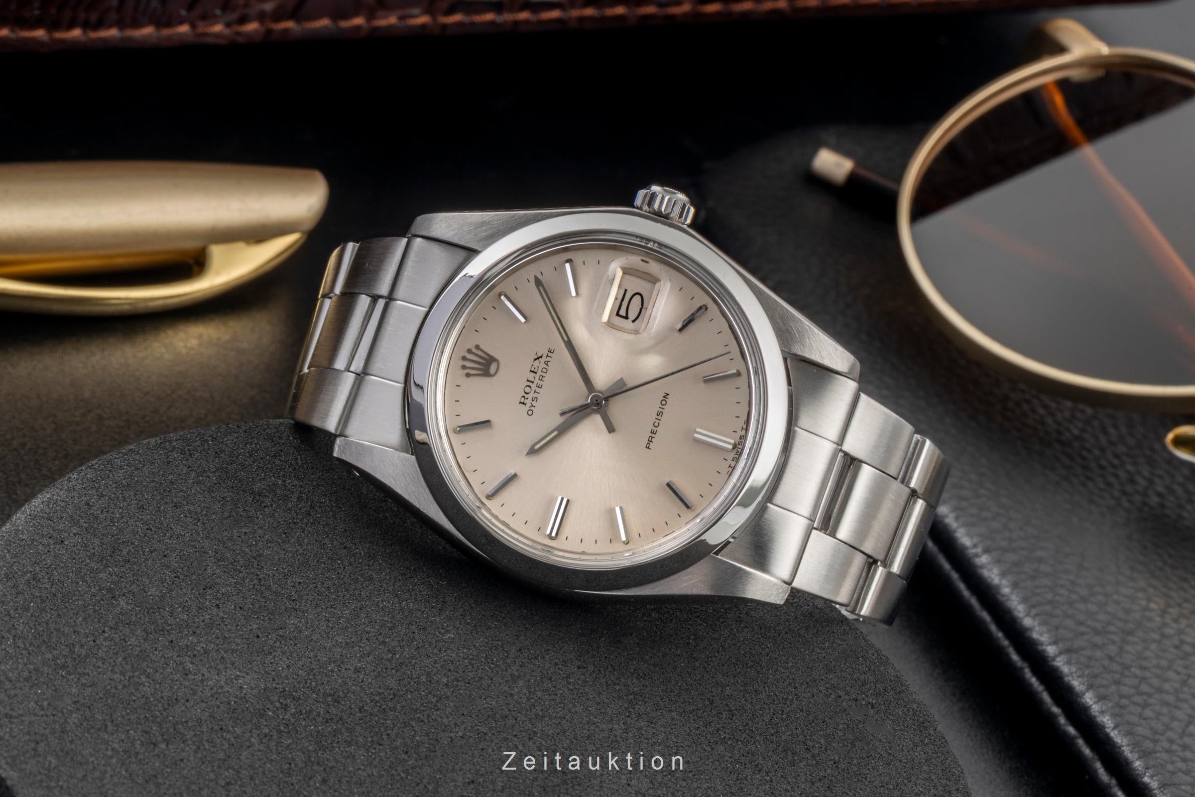 Rolex Precision acero cuerda manual reloj para caballeros 6694 Vintage  [2604346]