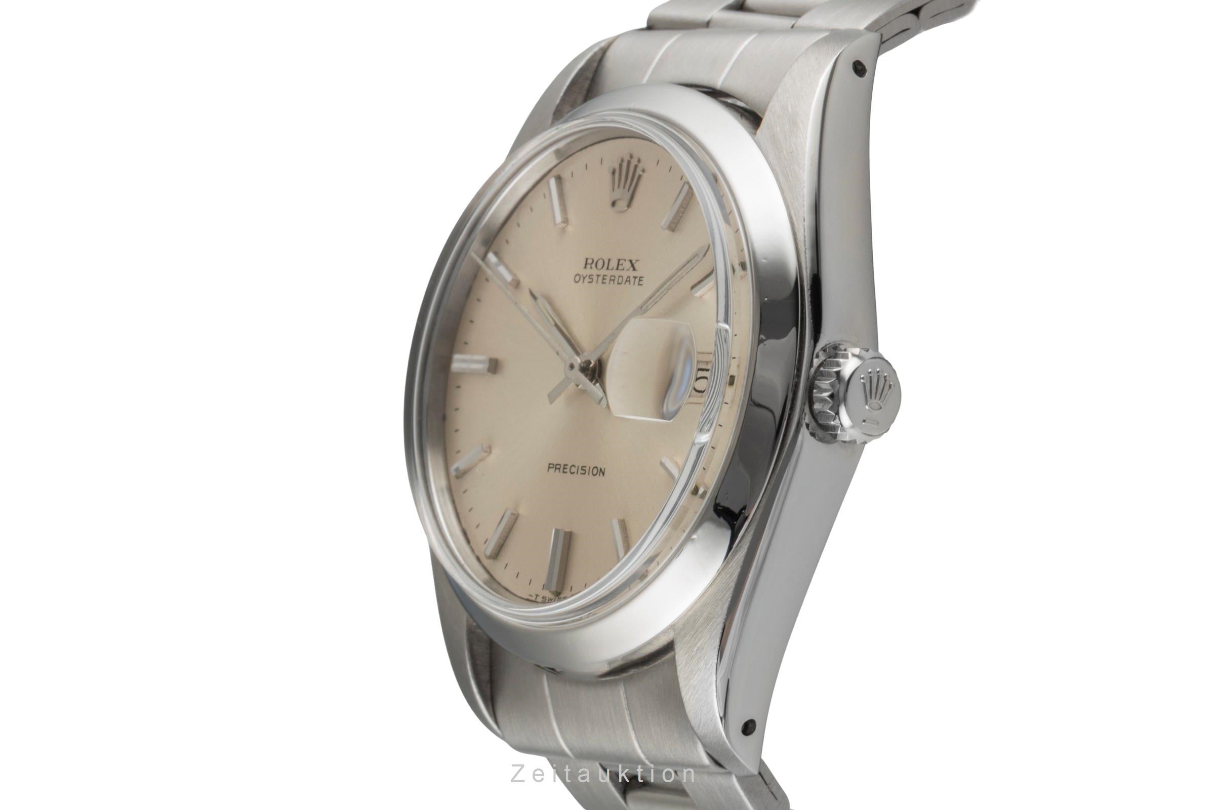 Rolex Precision acero cuerda manual reloj para caballeros 6694 Vintage  [2604346]