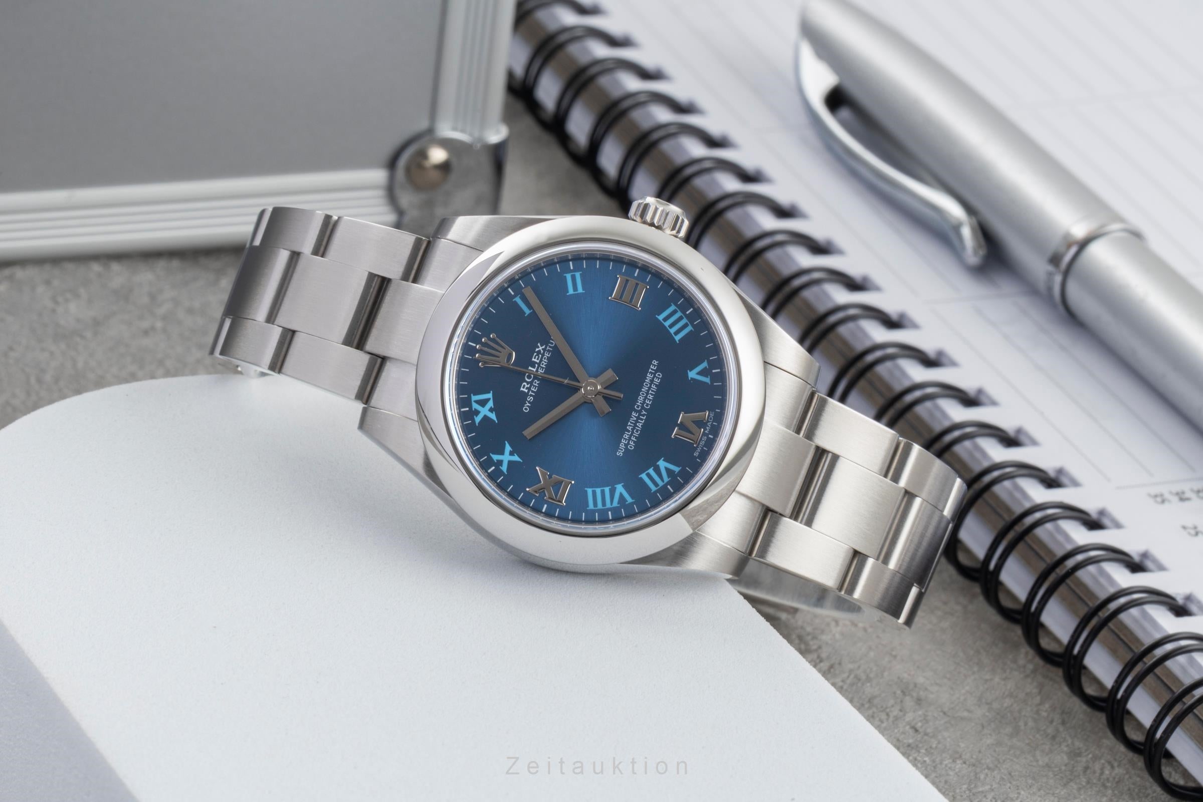 Rolex Oyster Perpetual acero automático reloj para damas  177200  [2604348]