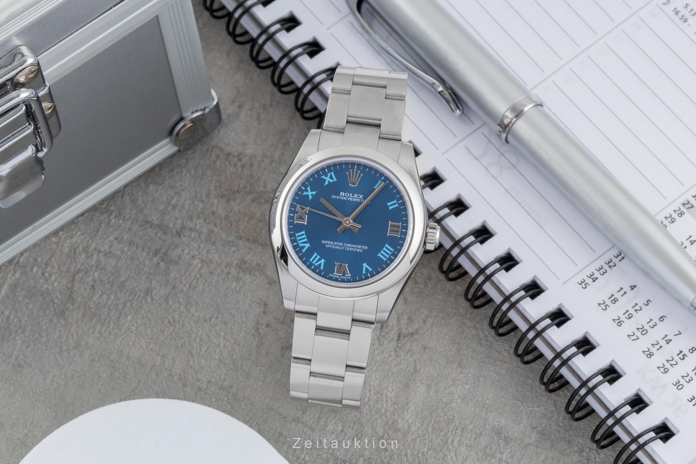 Rolex Oyster Perpetual acero automático reloj para damas  177200  [2604348]