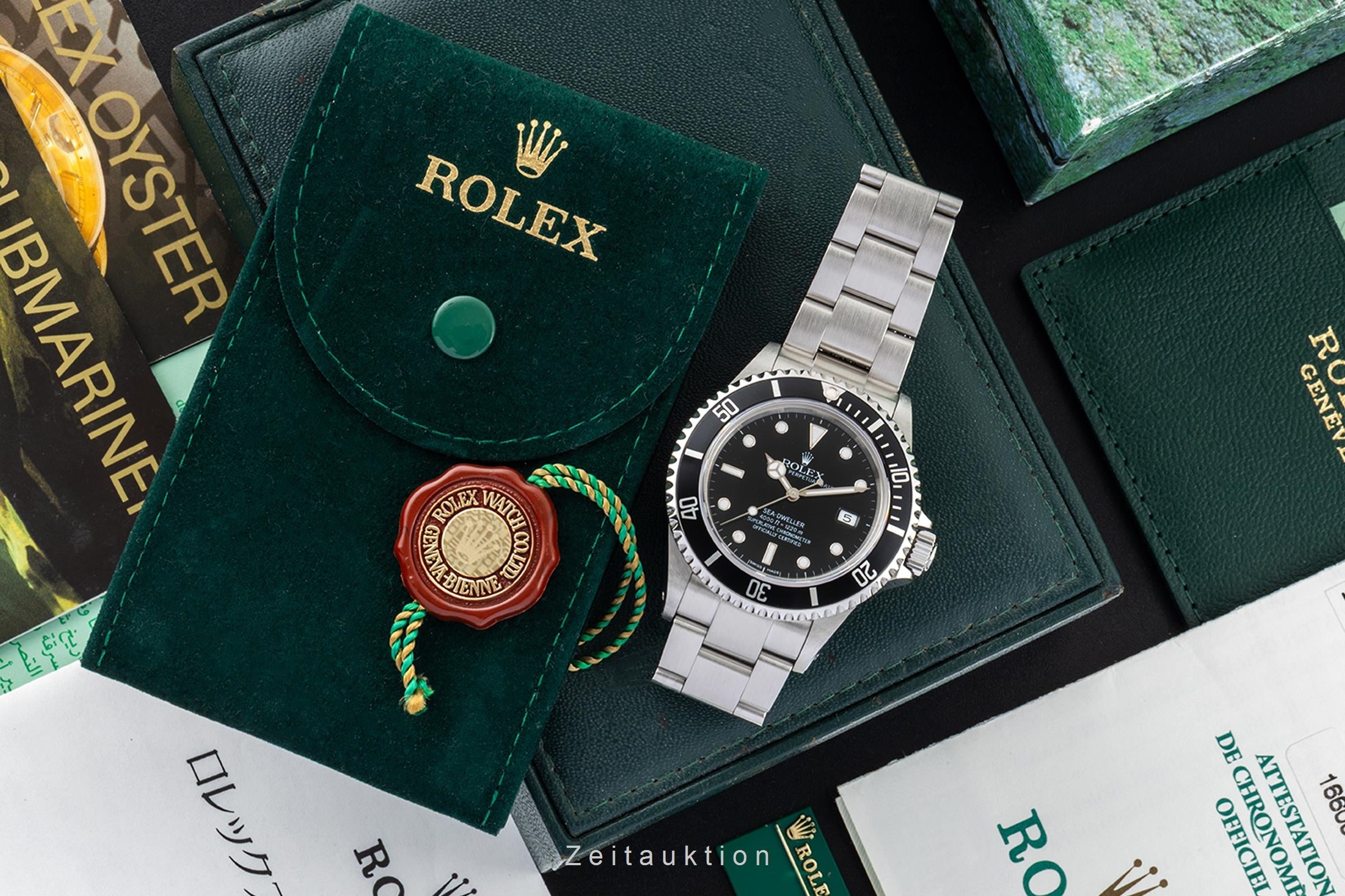 Rolex Sea-Dweller acier automatique montre pour hommes 16600  [2604350]