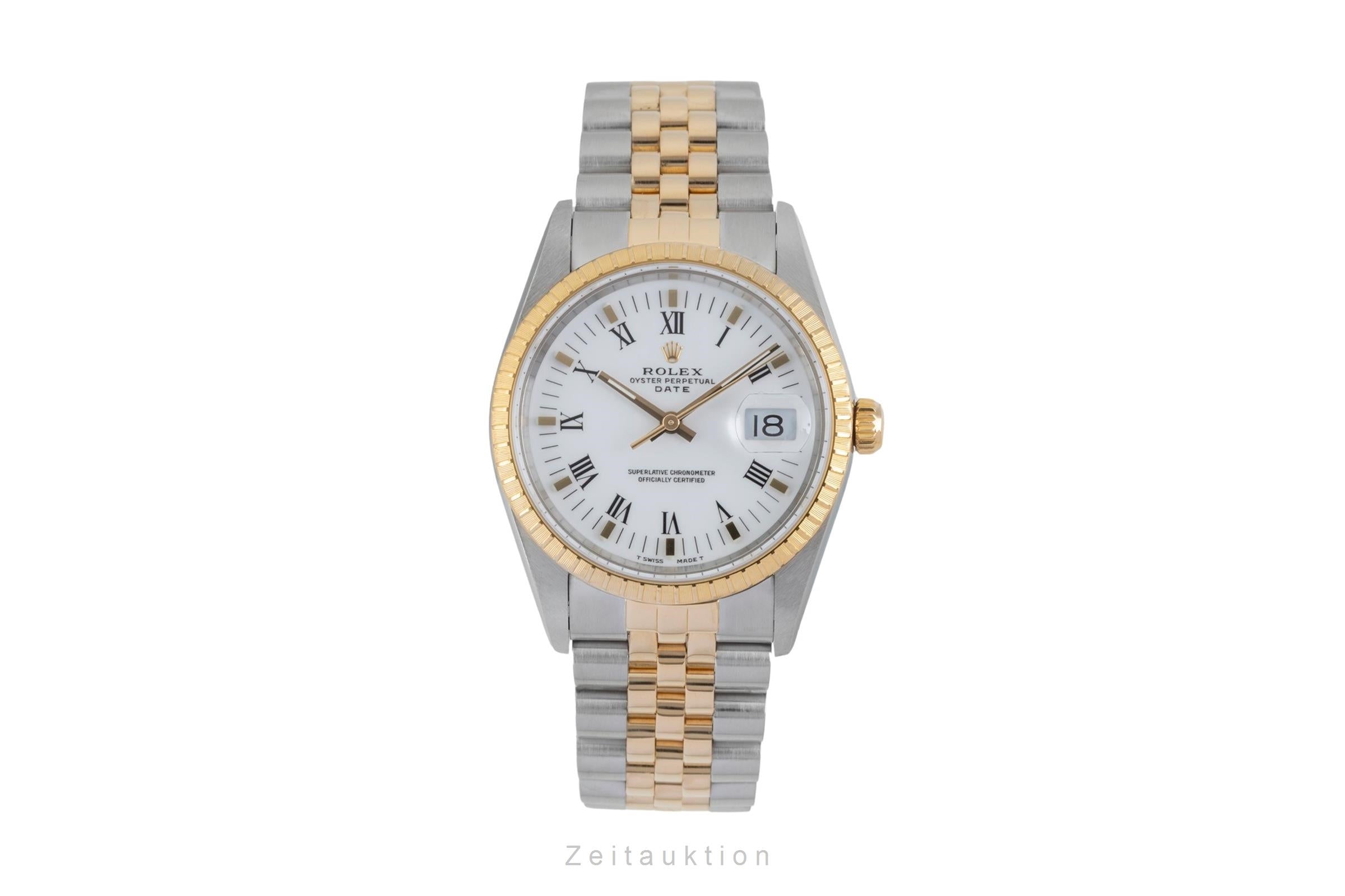 Rolex Date steel / gold automatic men's watch 15223 LP: 15350EUR  [2604352]