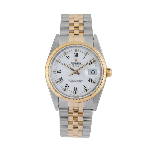 Rolex Date steel / gold automatic men's watch 15223 LP: 15350EUR  [2604352]