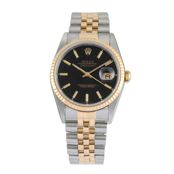 Rolex Datejust steel / gold automatic men's watch 16233 LP: 15350EUR  [2604353]