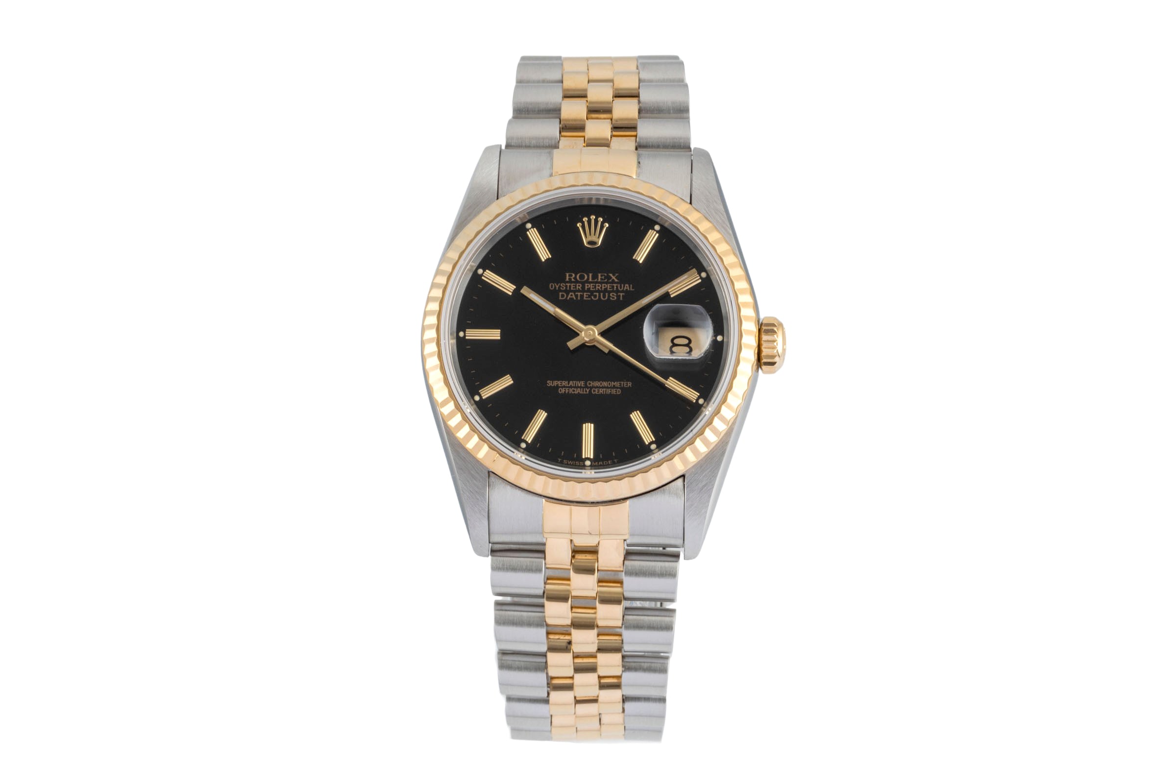 Rolex Datejust steel / gold automatic men's watch 16233 LP: 15350EUR  [2604353]